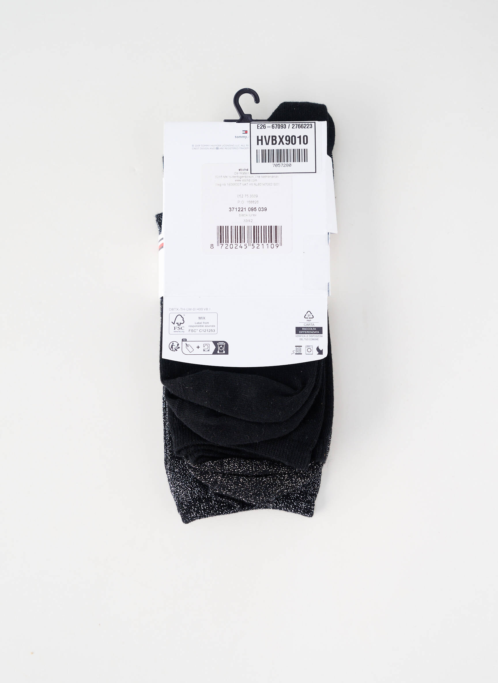 Șosete negru TOMMY HILFIGER femeie