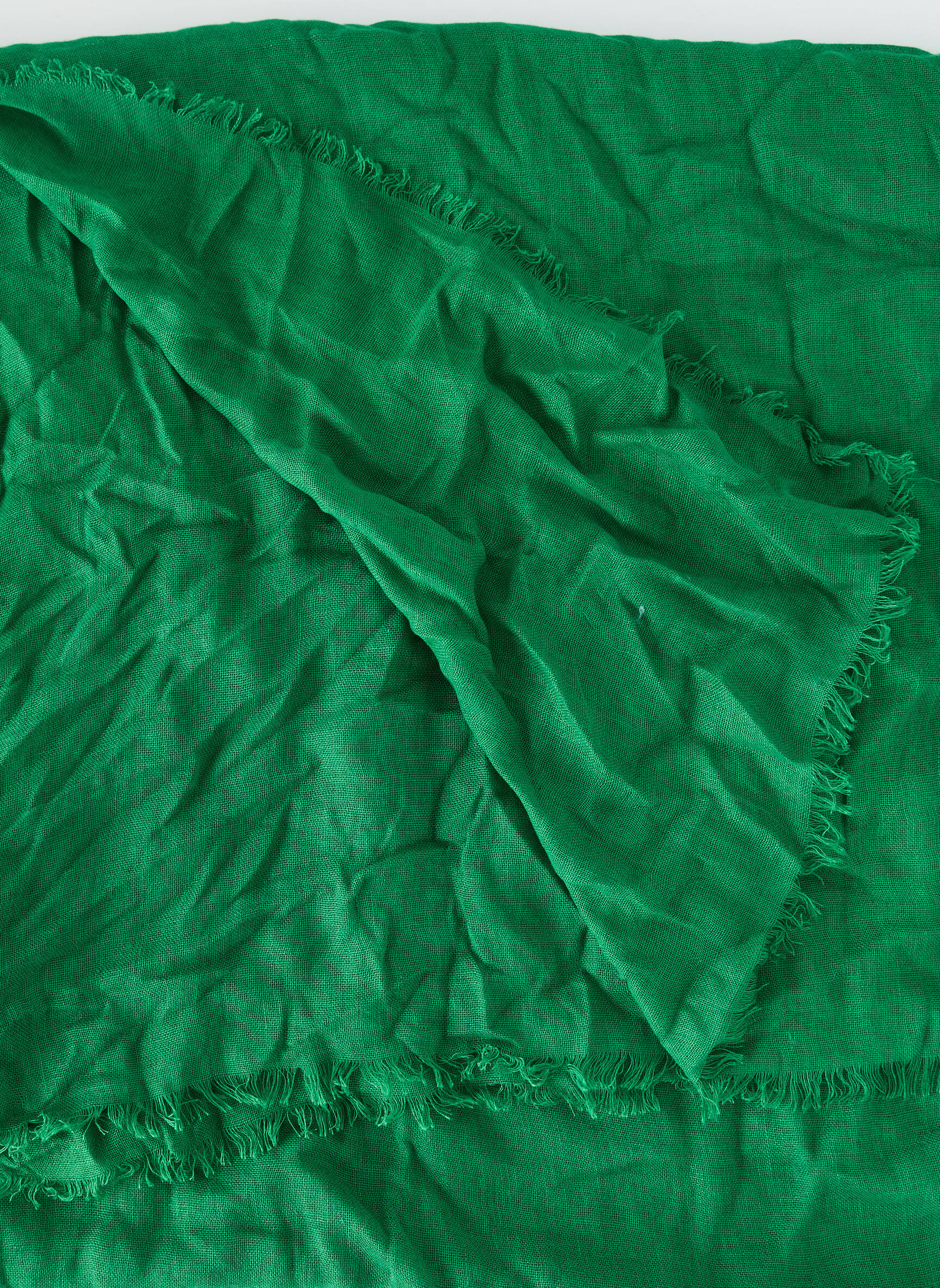 Eșarfă verde MANGO femeie