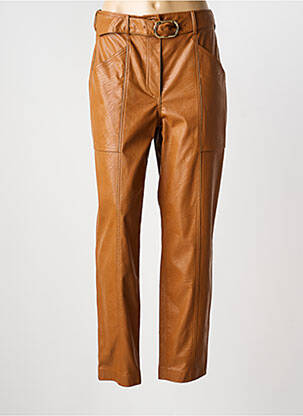 Pantalon slim maro TWINSET femeie