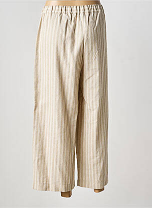 Pantalon larg bej PERSONA BY MARINA RINALDI femeie