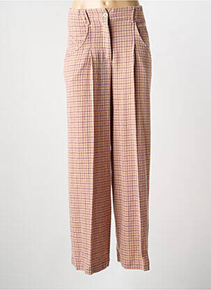 Pantalon larg roz MOMONI femeie