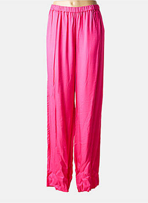 Pantalon larg roz PERSONA BY MARINA RINALDI femeie