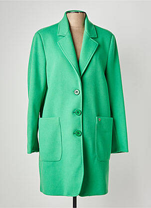 Palton lung verde PLEASE femeie