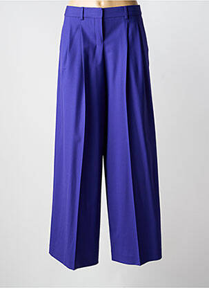 Pantalon larg albastru THEORY femeie