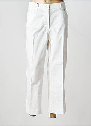 Pantalon drept alb PERSONA BY MARINA RINALDI femeie