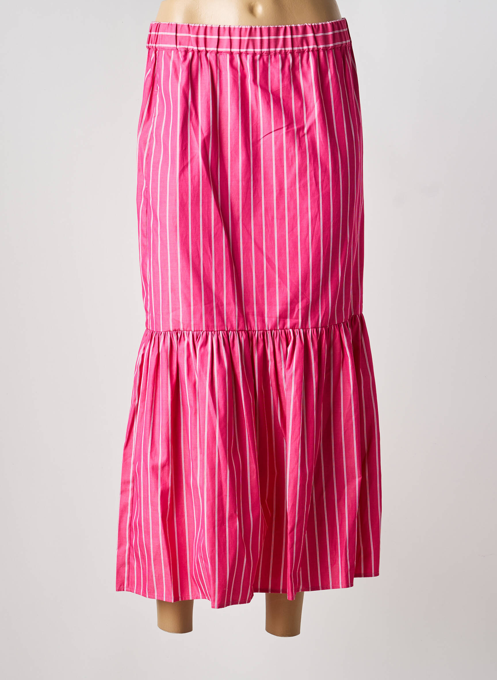 Fustă midi roz MAX MARA femeie