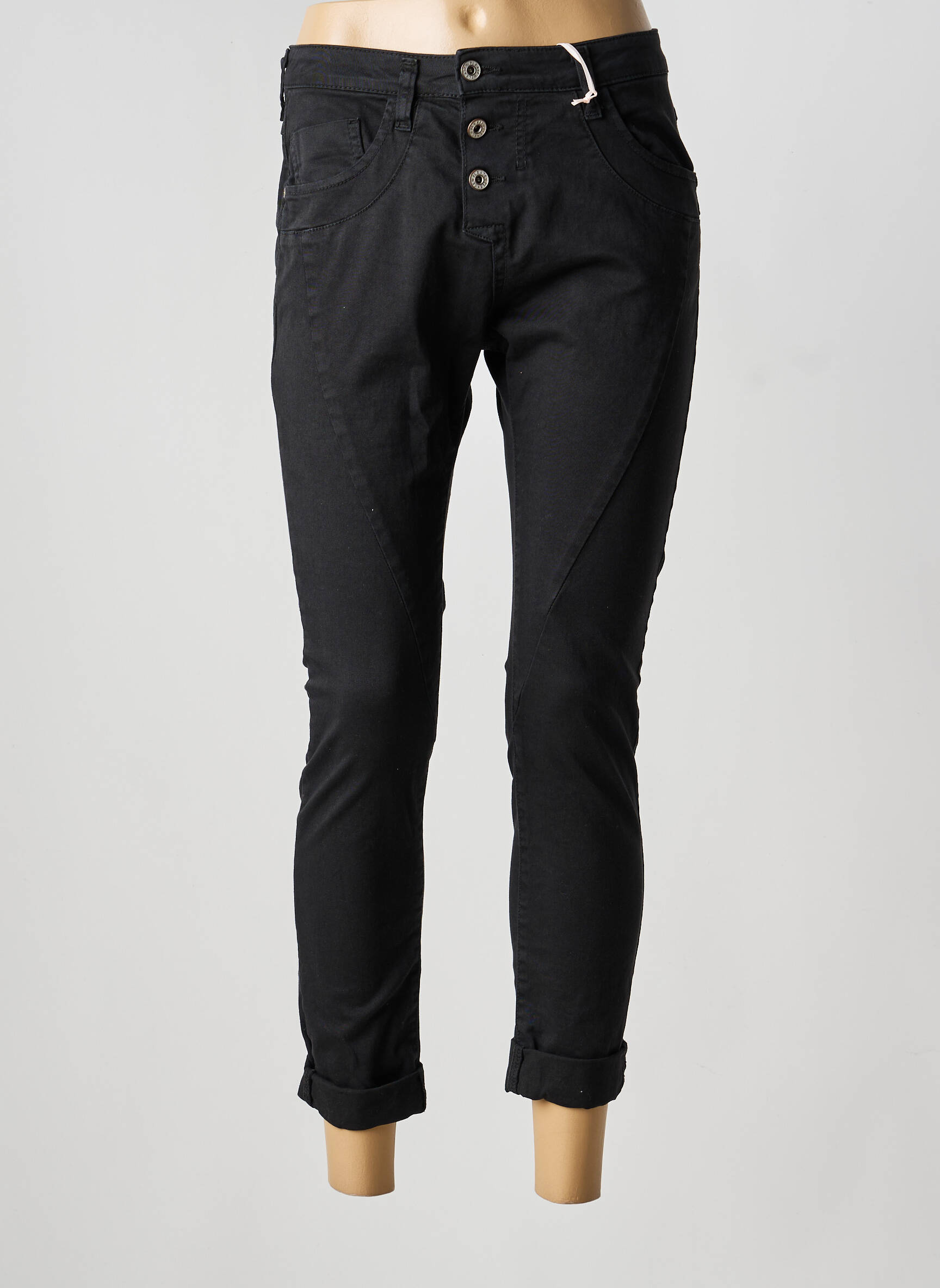 Blugi boyfriend negru PLEASE femeie
