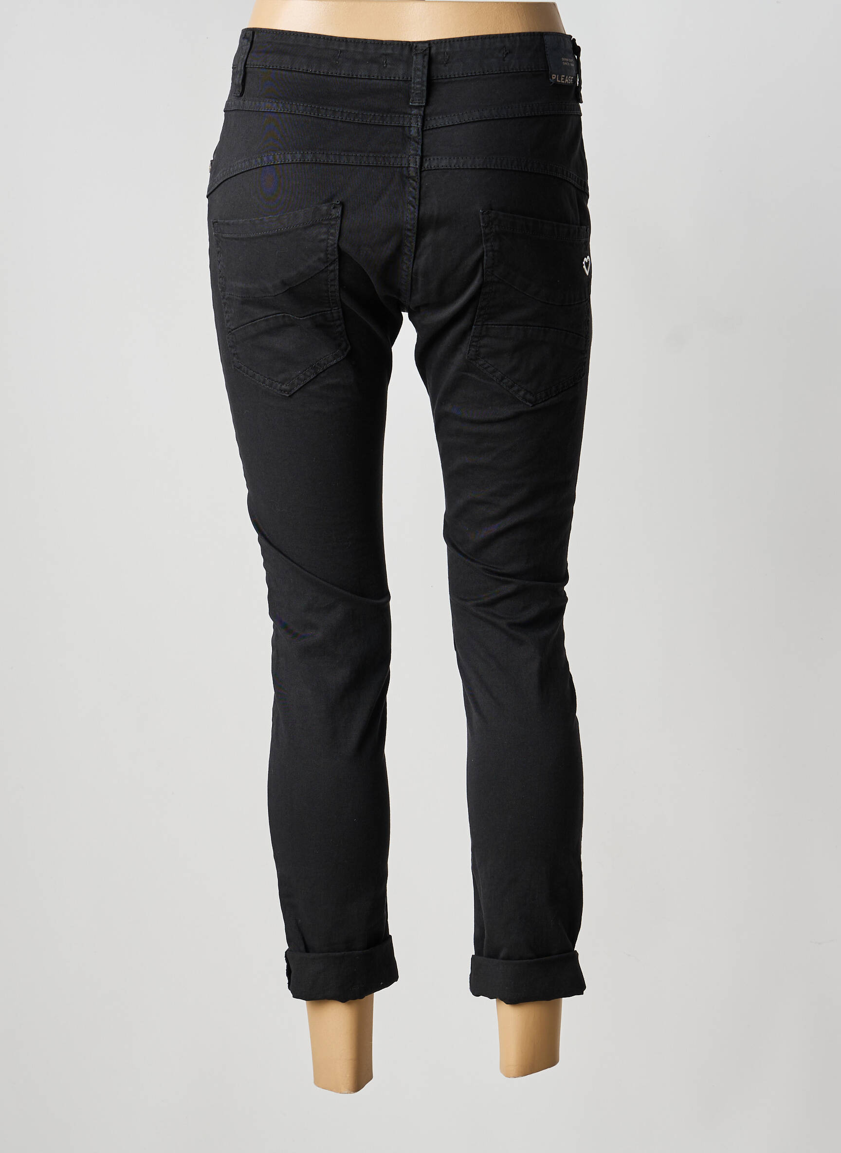 Blugi boyfriend negru PLEASE femeie