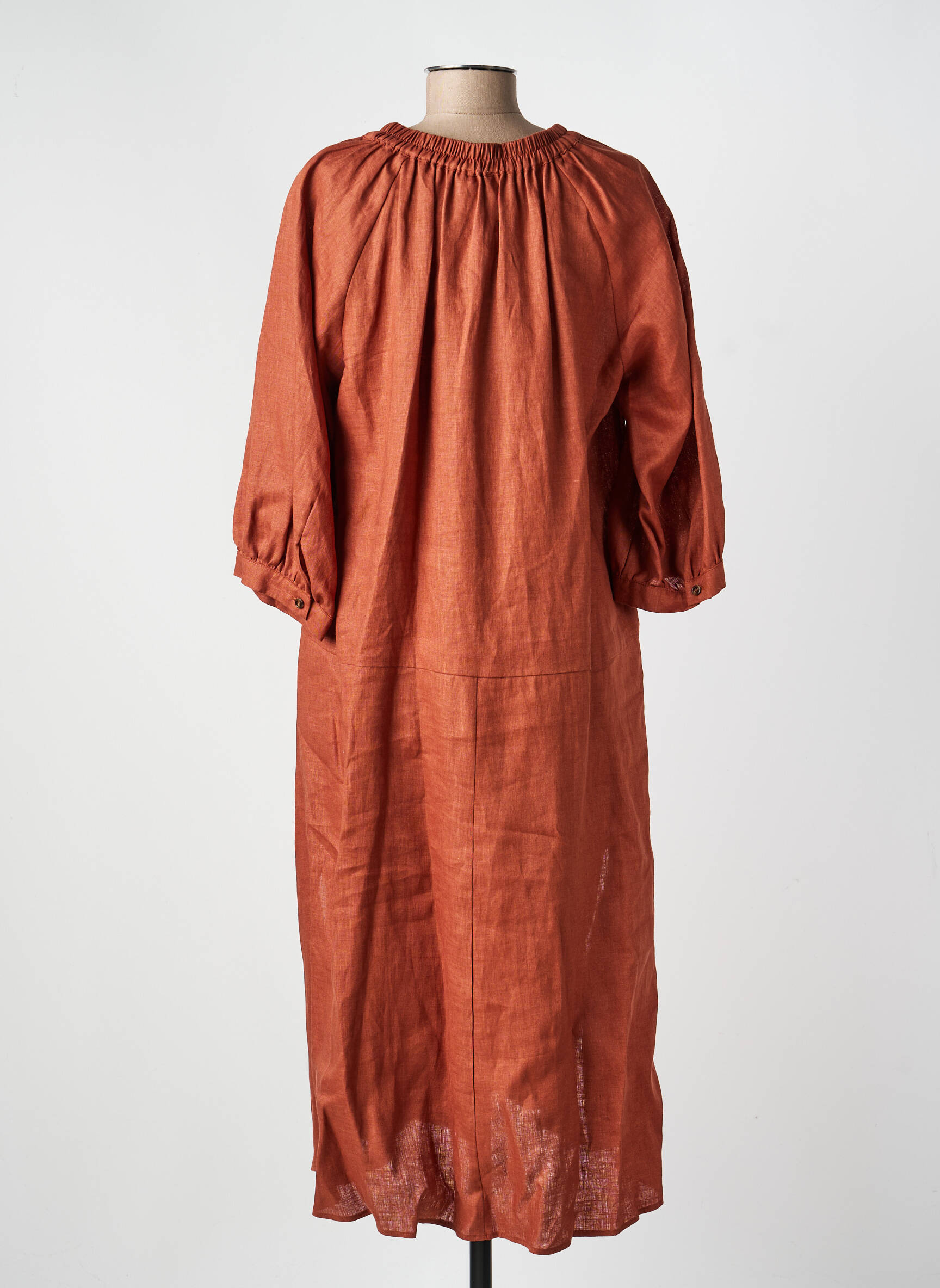 Rochie lungă maro PERSONA BY MARINA RINALDI femeie