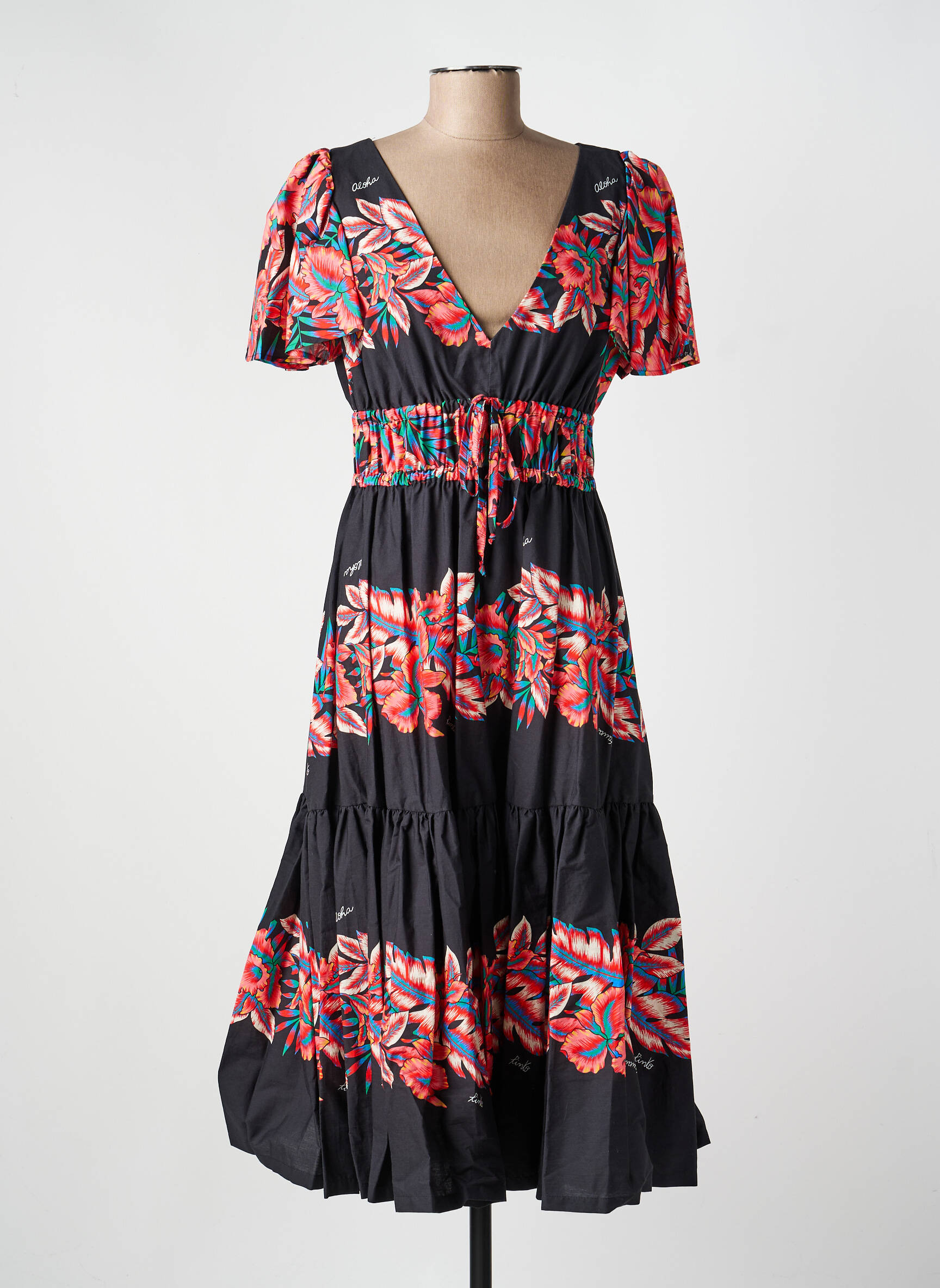 Rochie lungă multicolor PINKO femeie