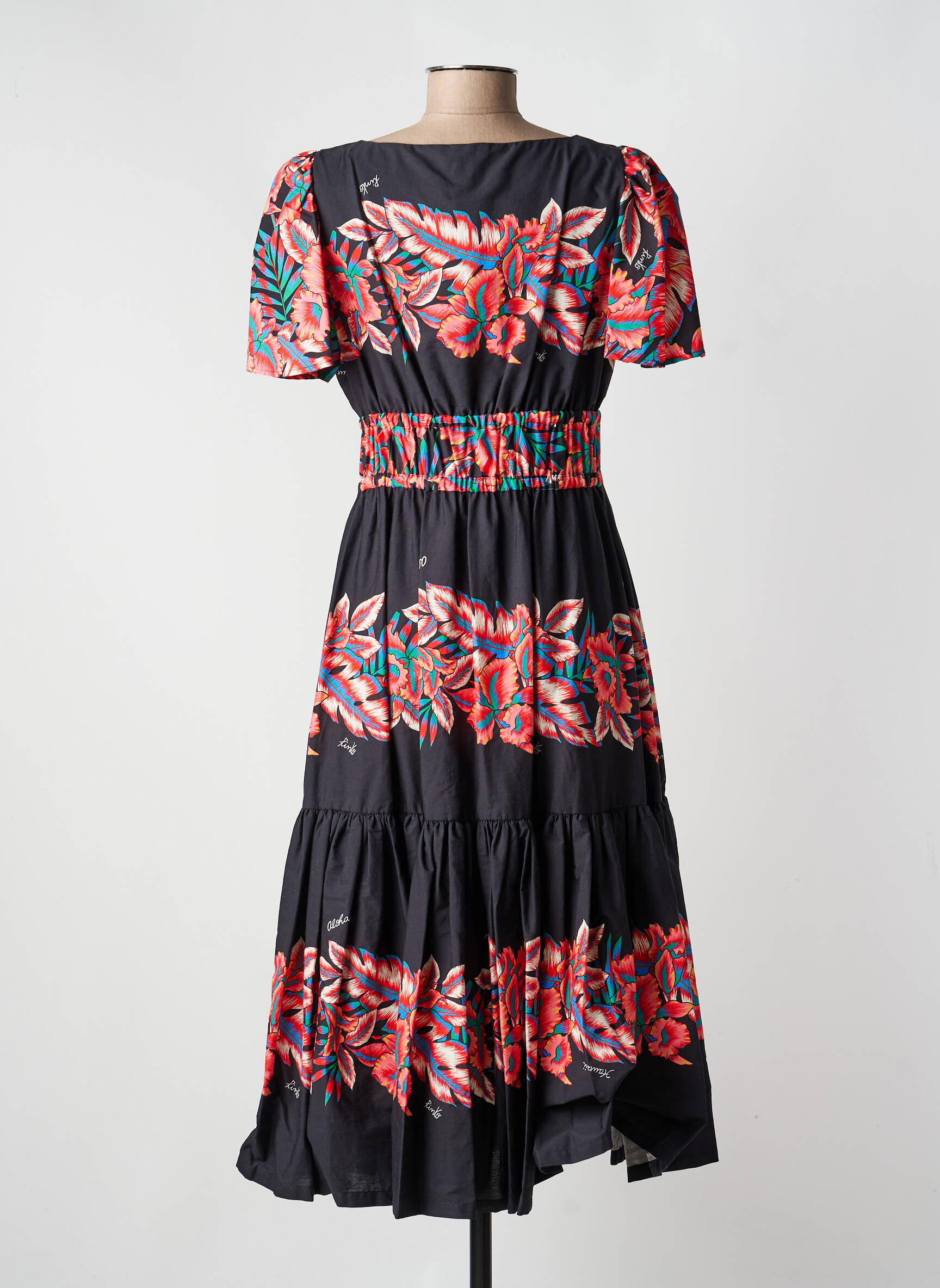 Rochie lungă multicolor PINKO femeie