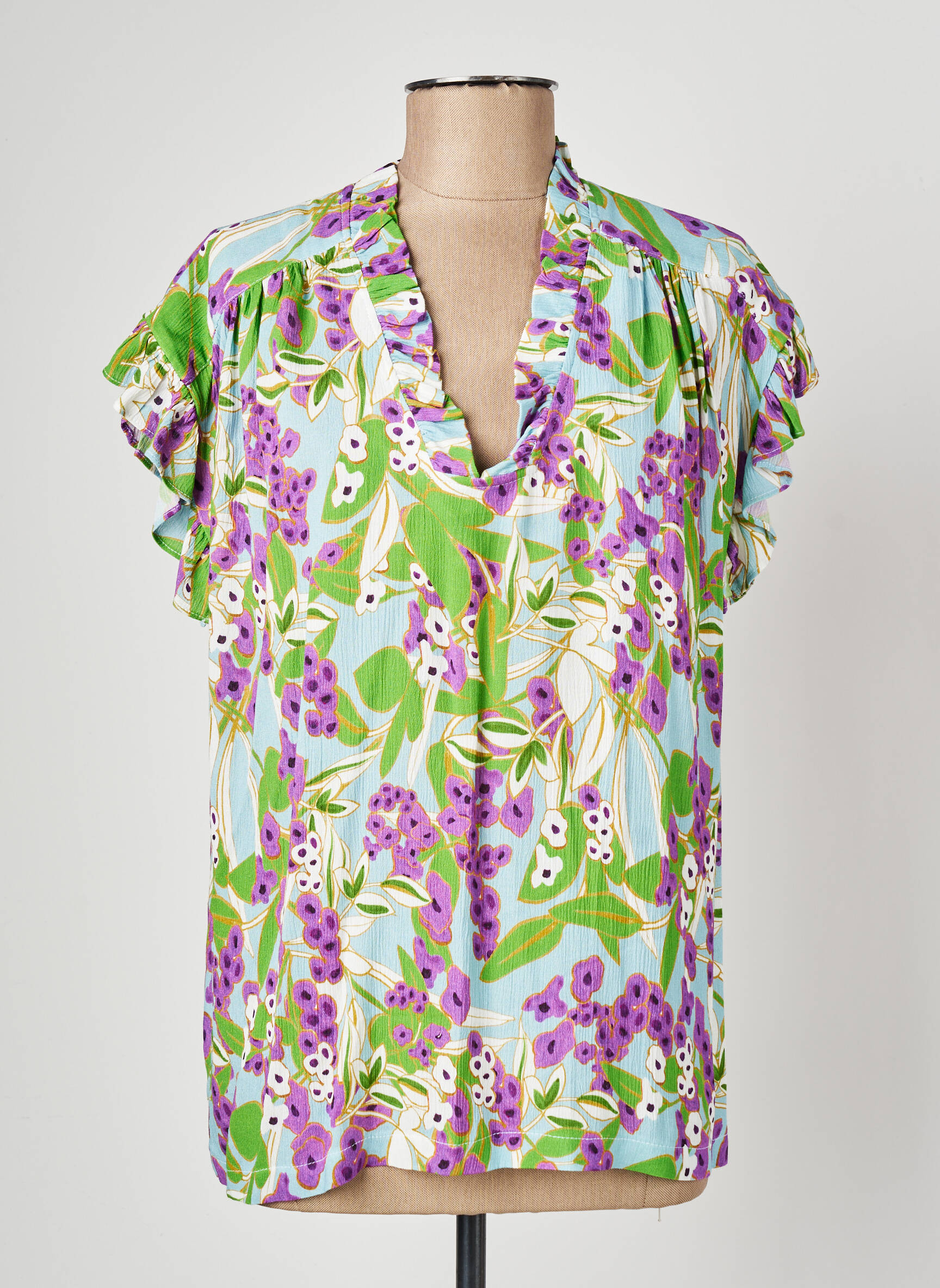 Top violet LA PETITE FRANCAISE femeie