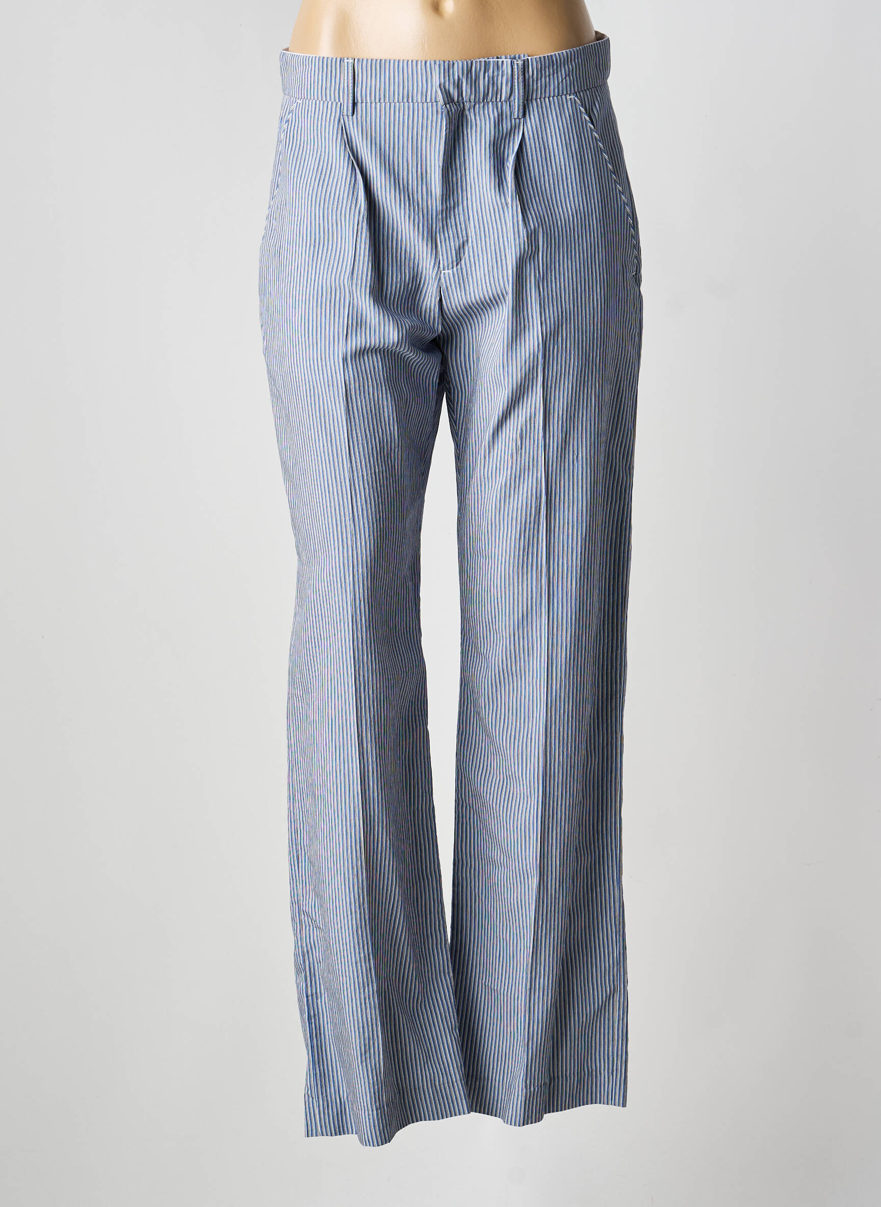 Pantalon chino albastru LAURENCE BRAS femeie