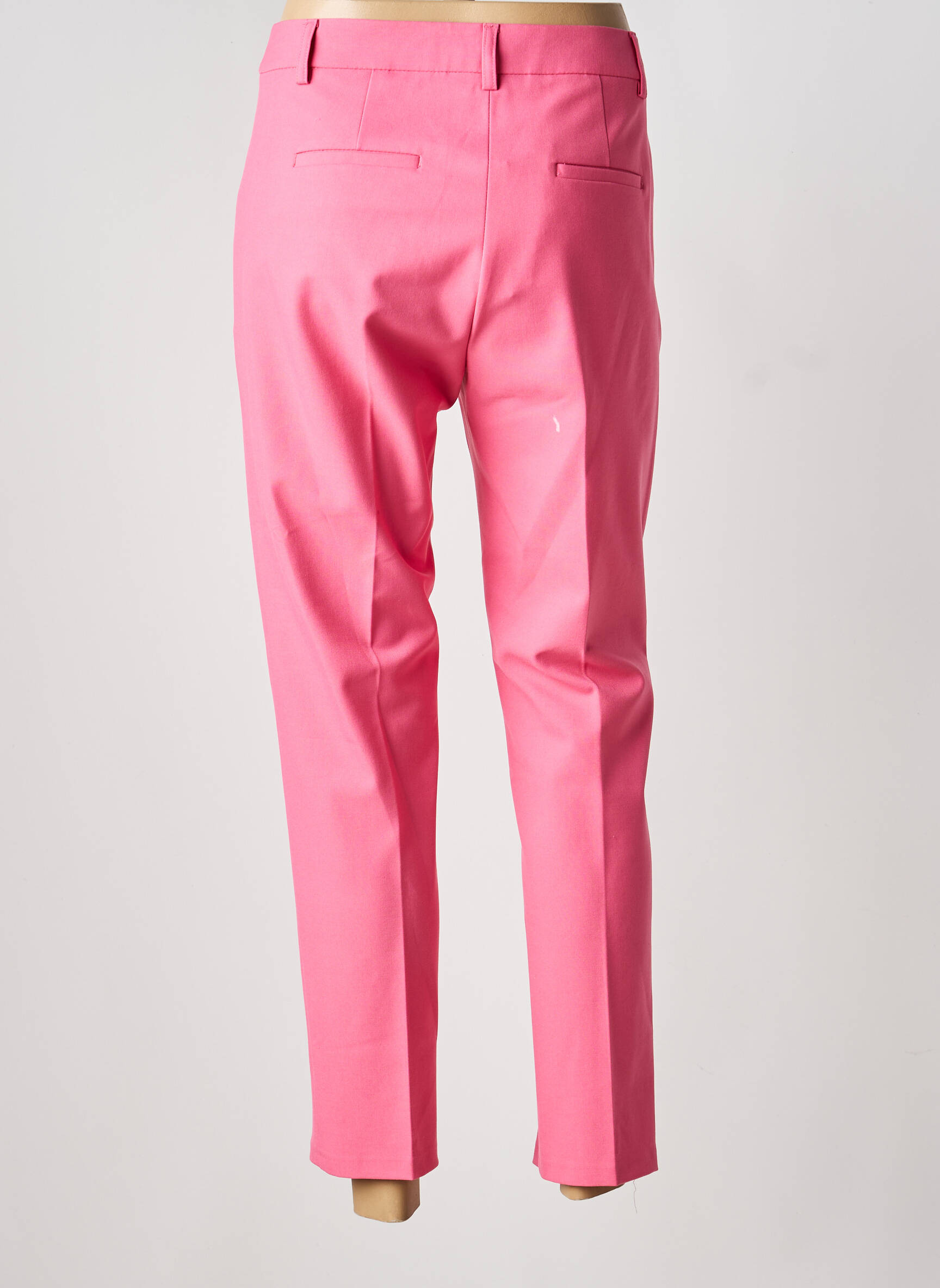 Pantalon chino roz MAX&CO. femeie