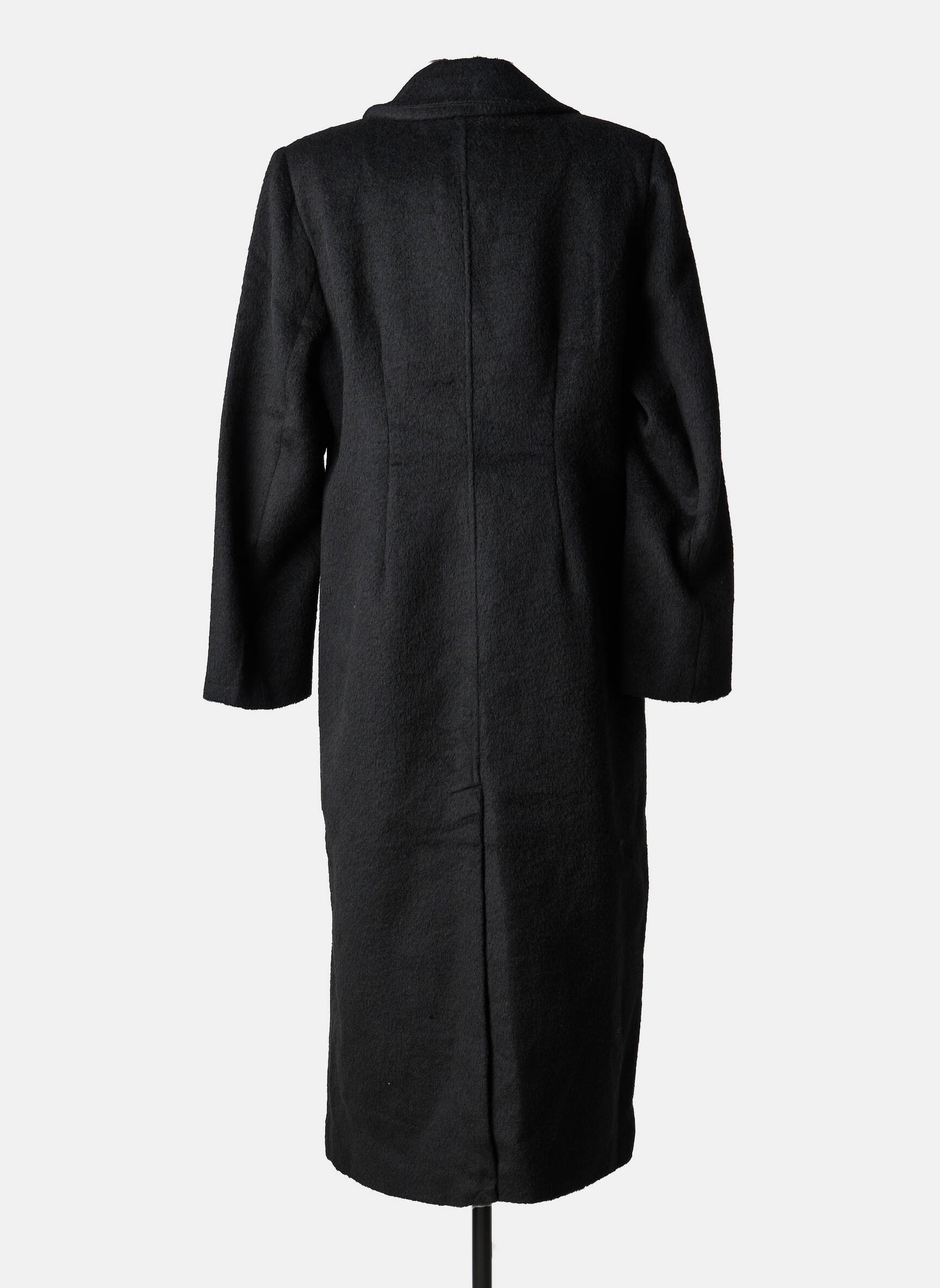 Palton lung negru GINA TRICOT femeie