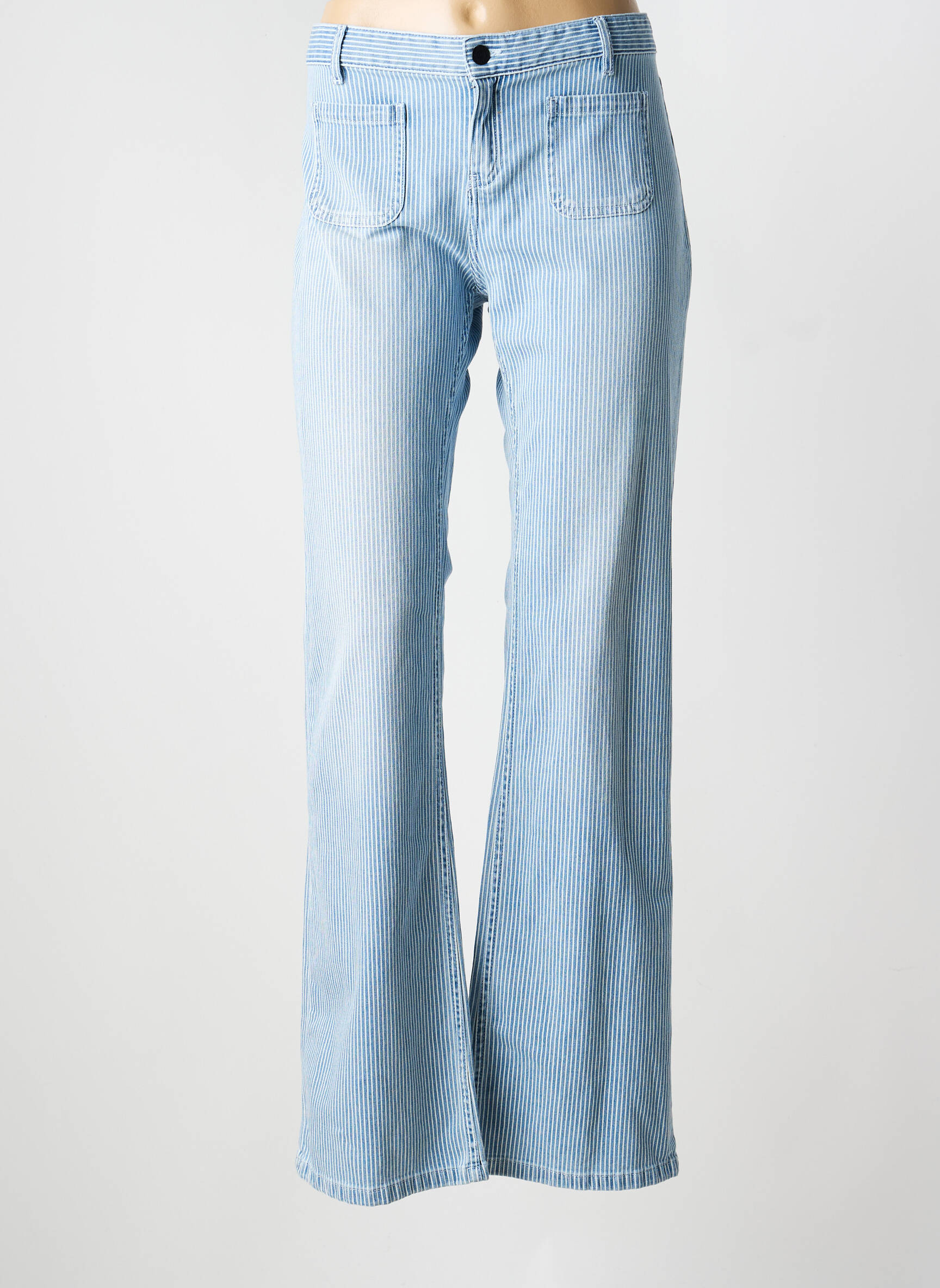 Blugi bootcut albastru THE KOOPLES femeie