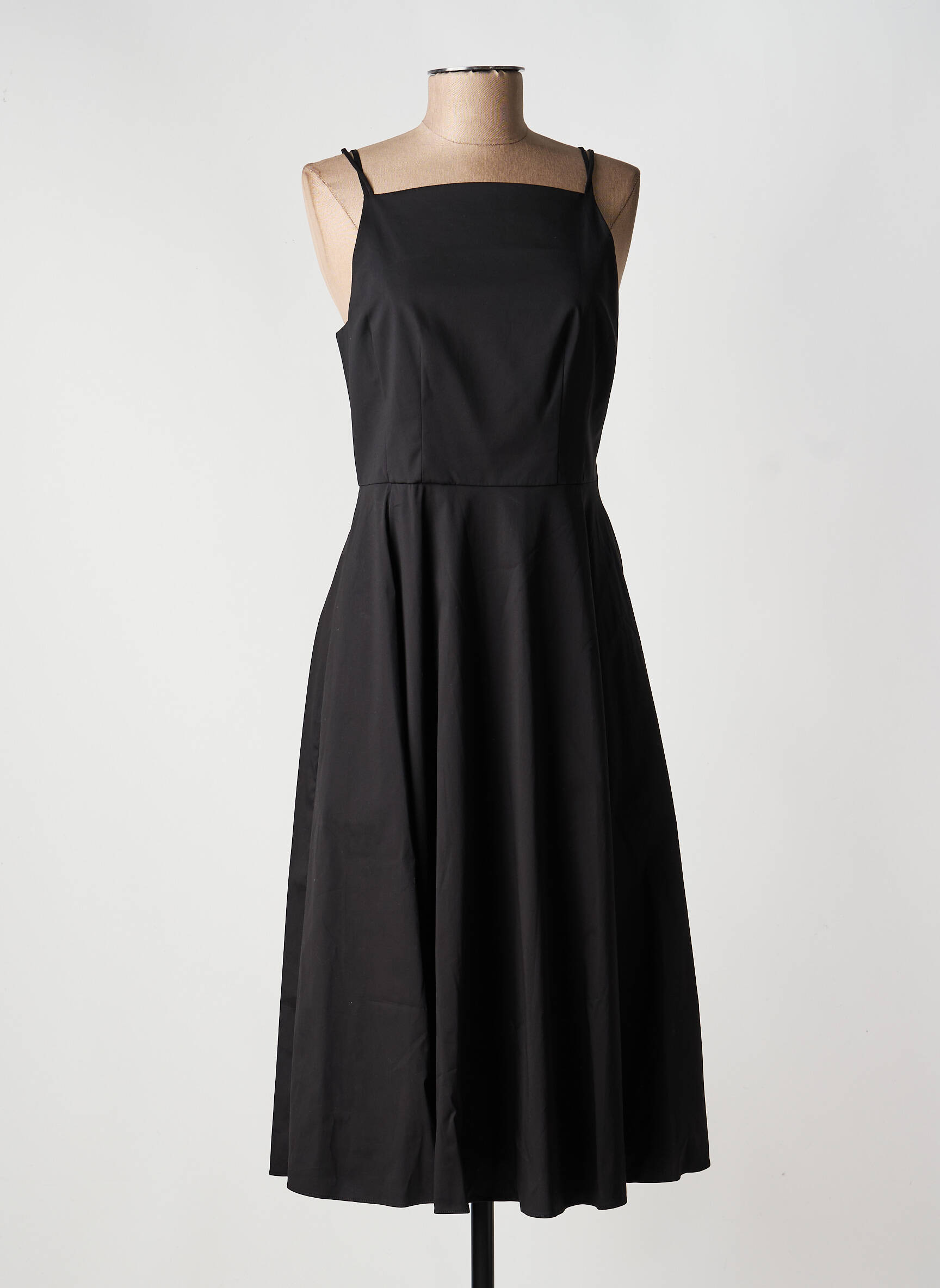 Rochie midi negru THEORY femeie