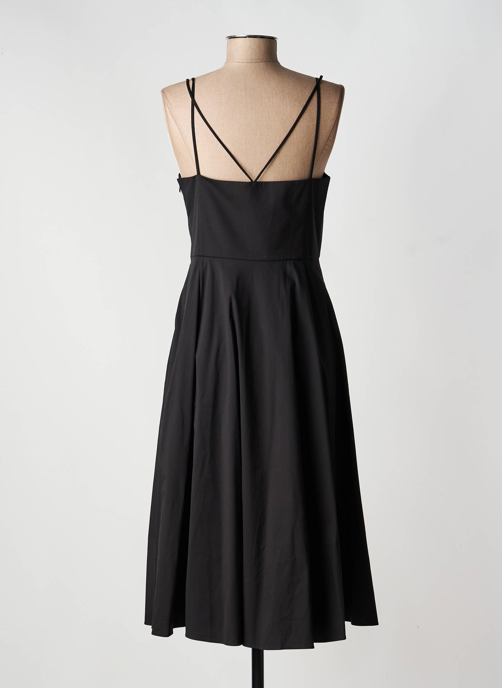 Rochie midi negru THEORY femeie
