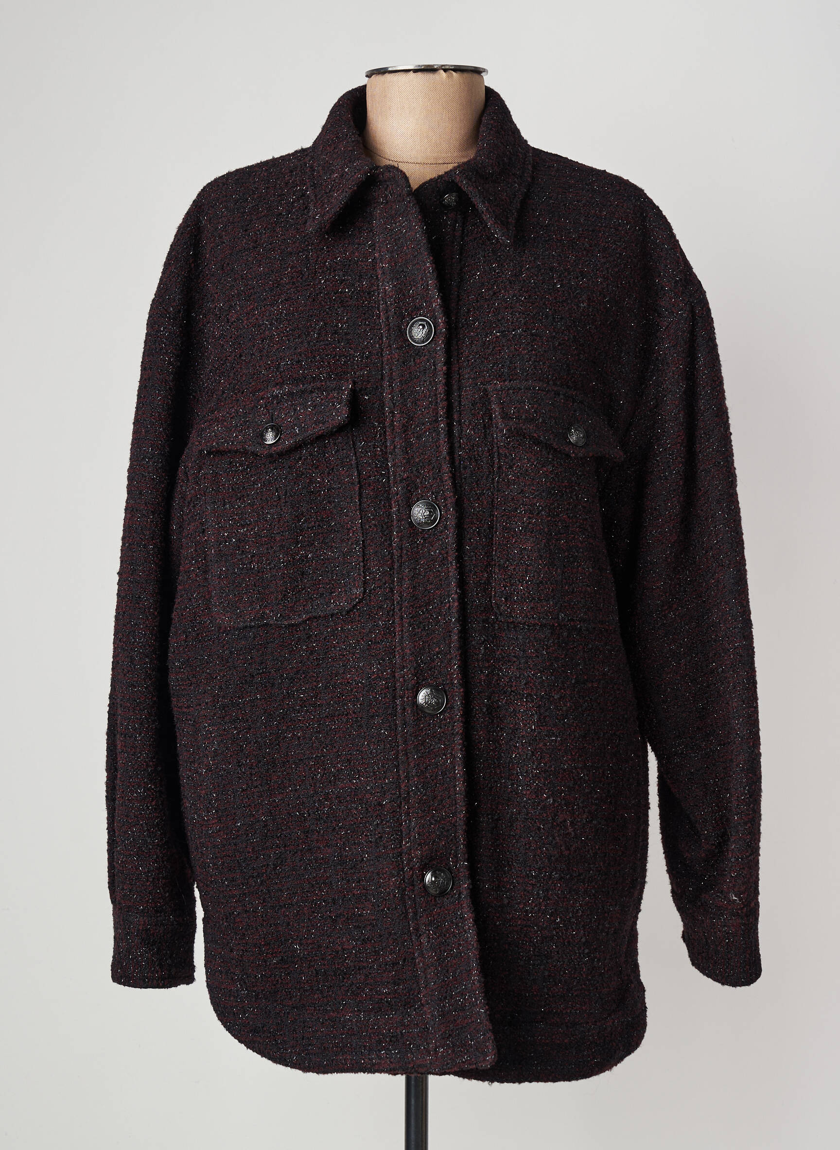 Palton lung violet THE KOOPLES femeie