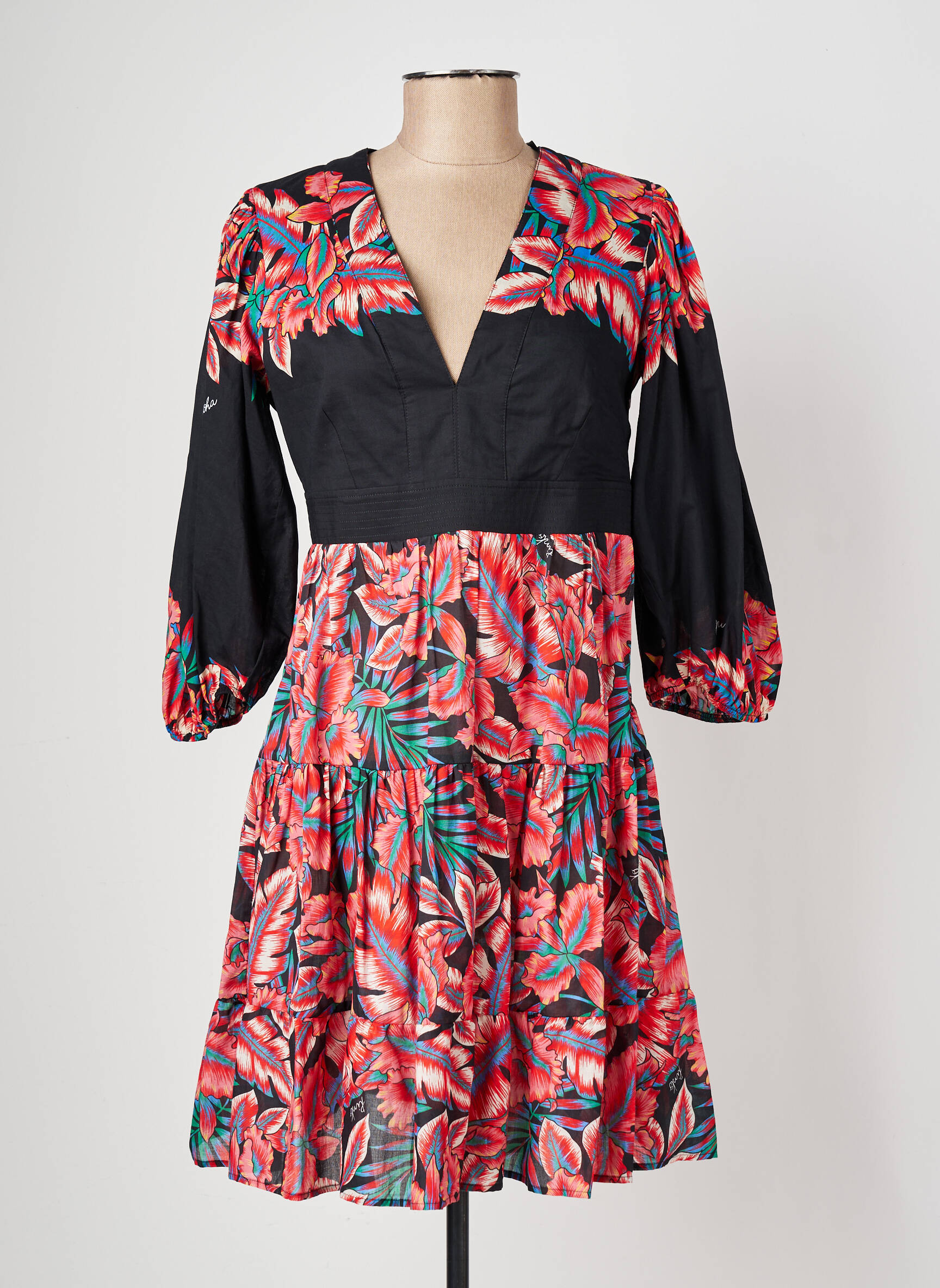 Rochie scurtă multicolor PINKO femeie