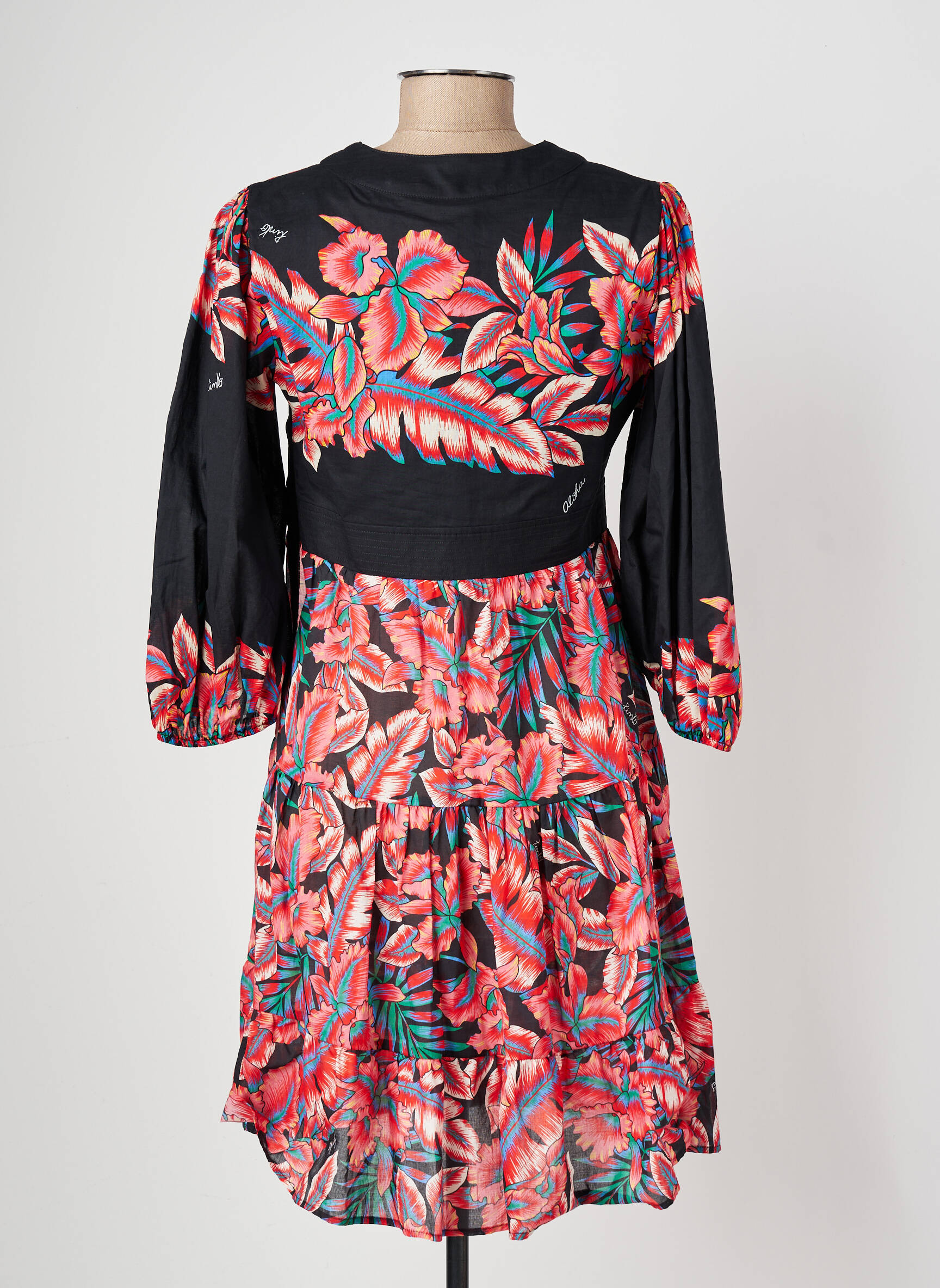 Rochie scurtă multicolor PINKO femeie