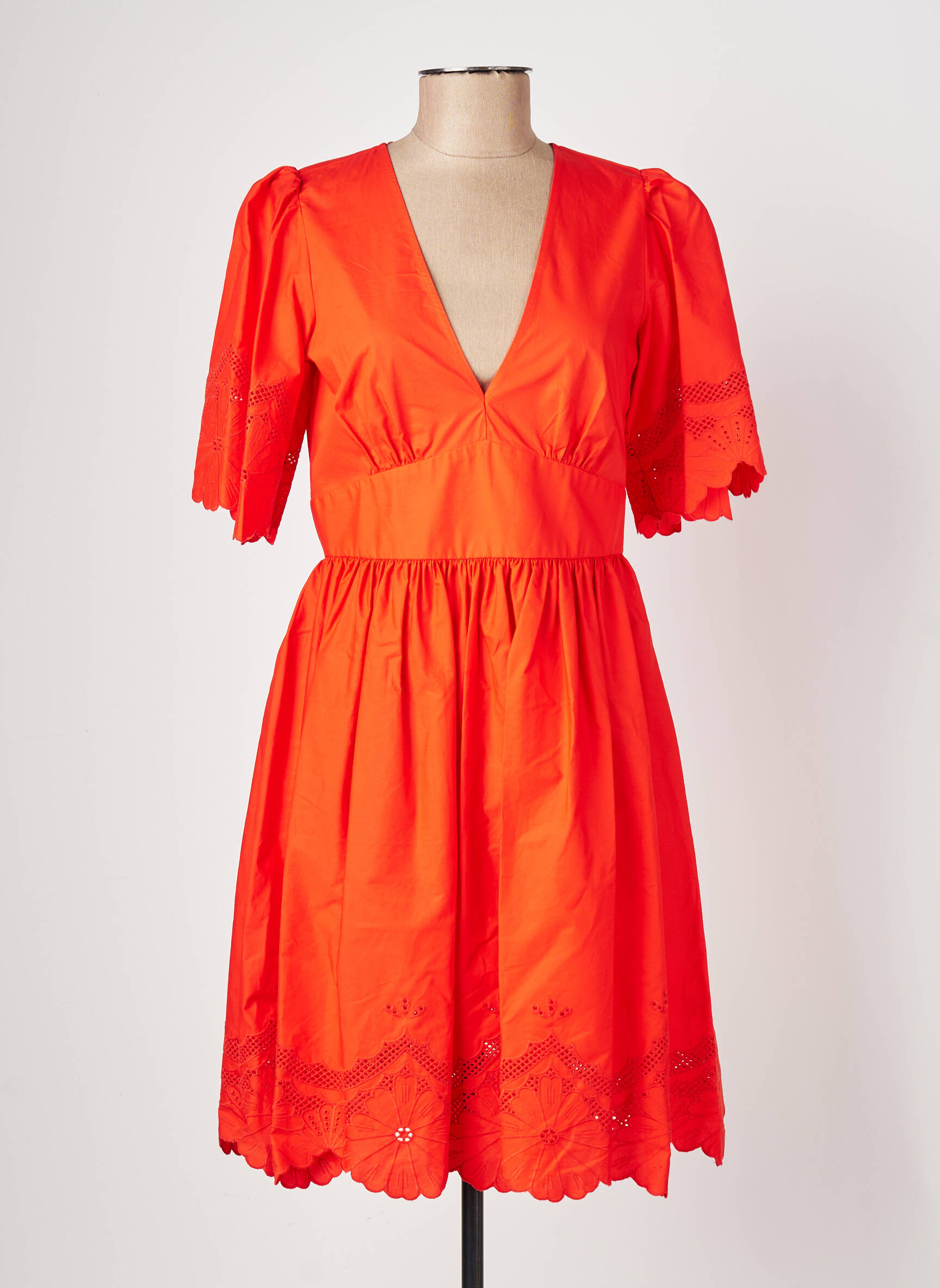 Rochie scurtă portocalie TWINSET femeie