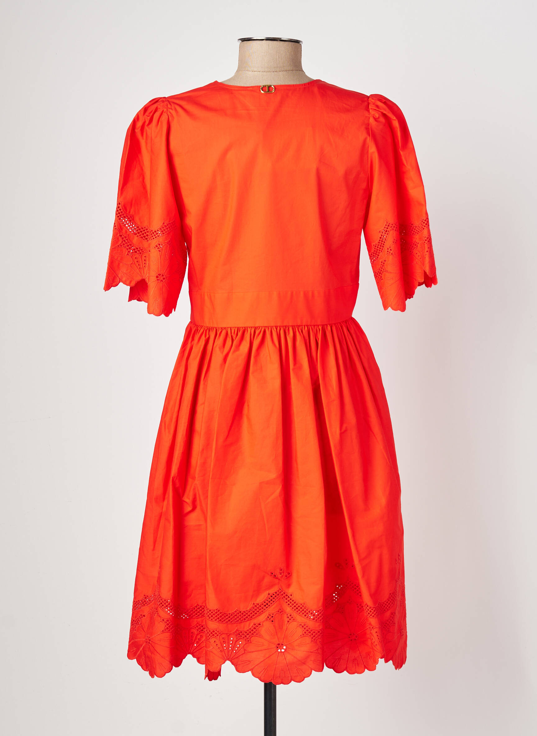 Rochie scurtă portocalie TWINSET femeie