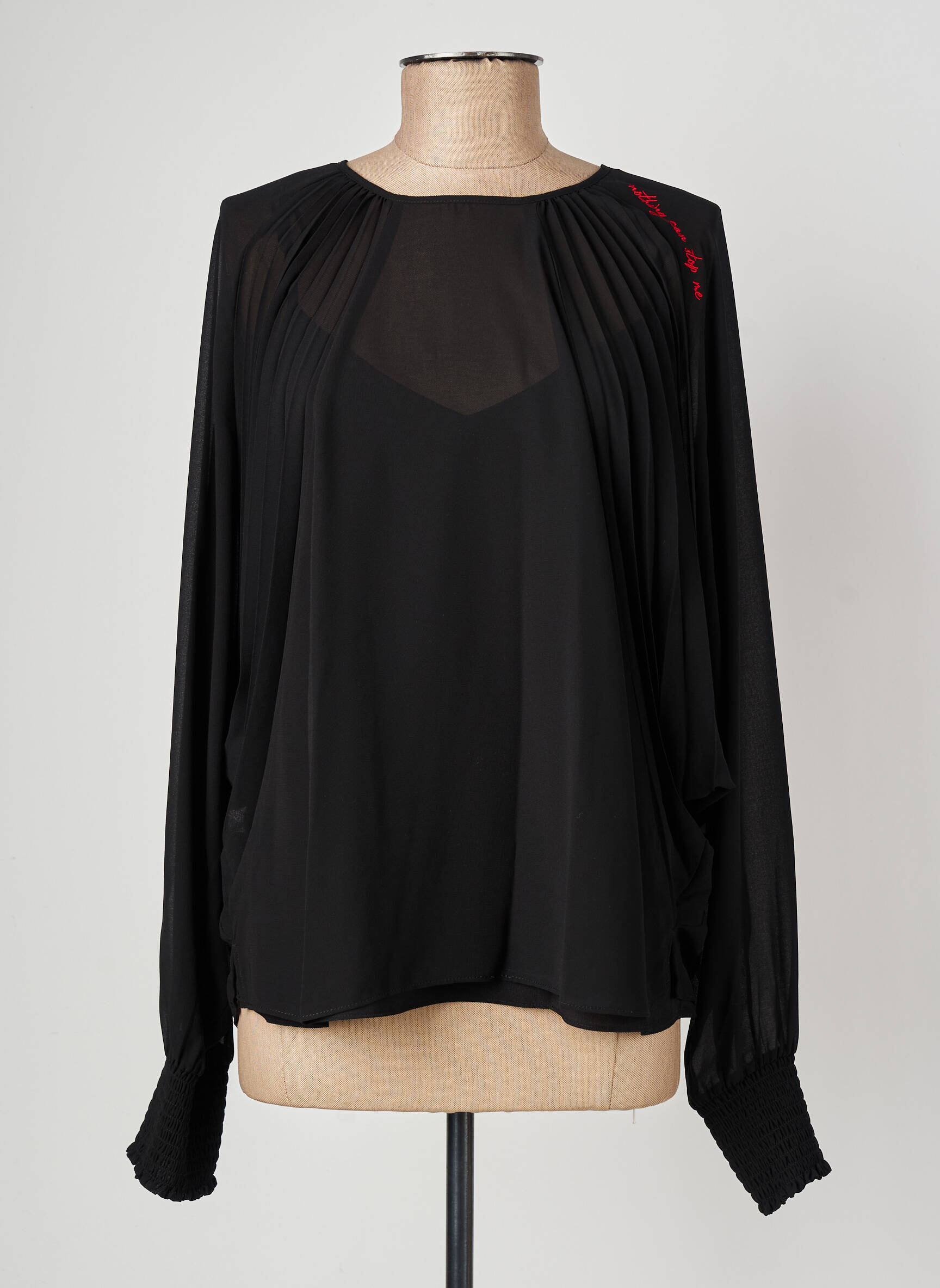 Top negru TWINSET femeie
