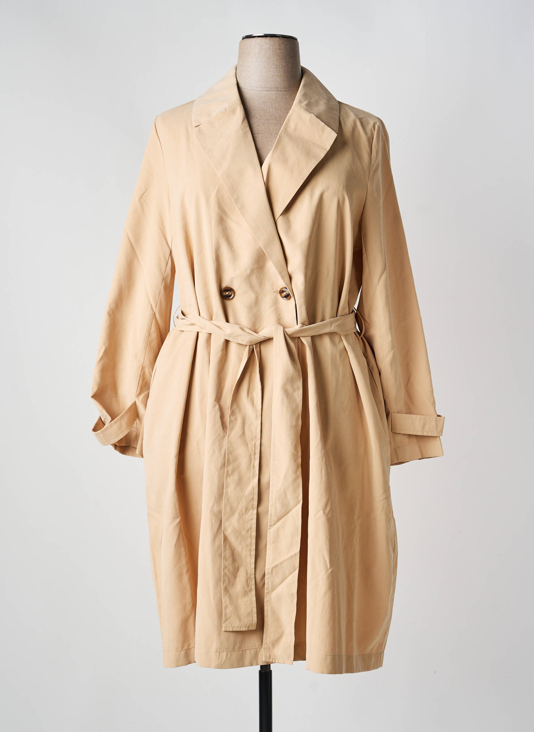 Trench maro EVOKED VILA femeie