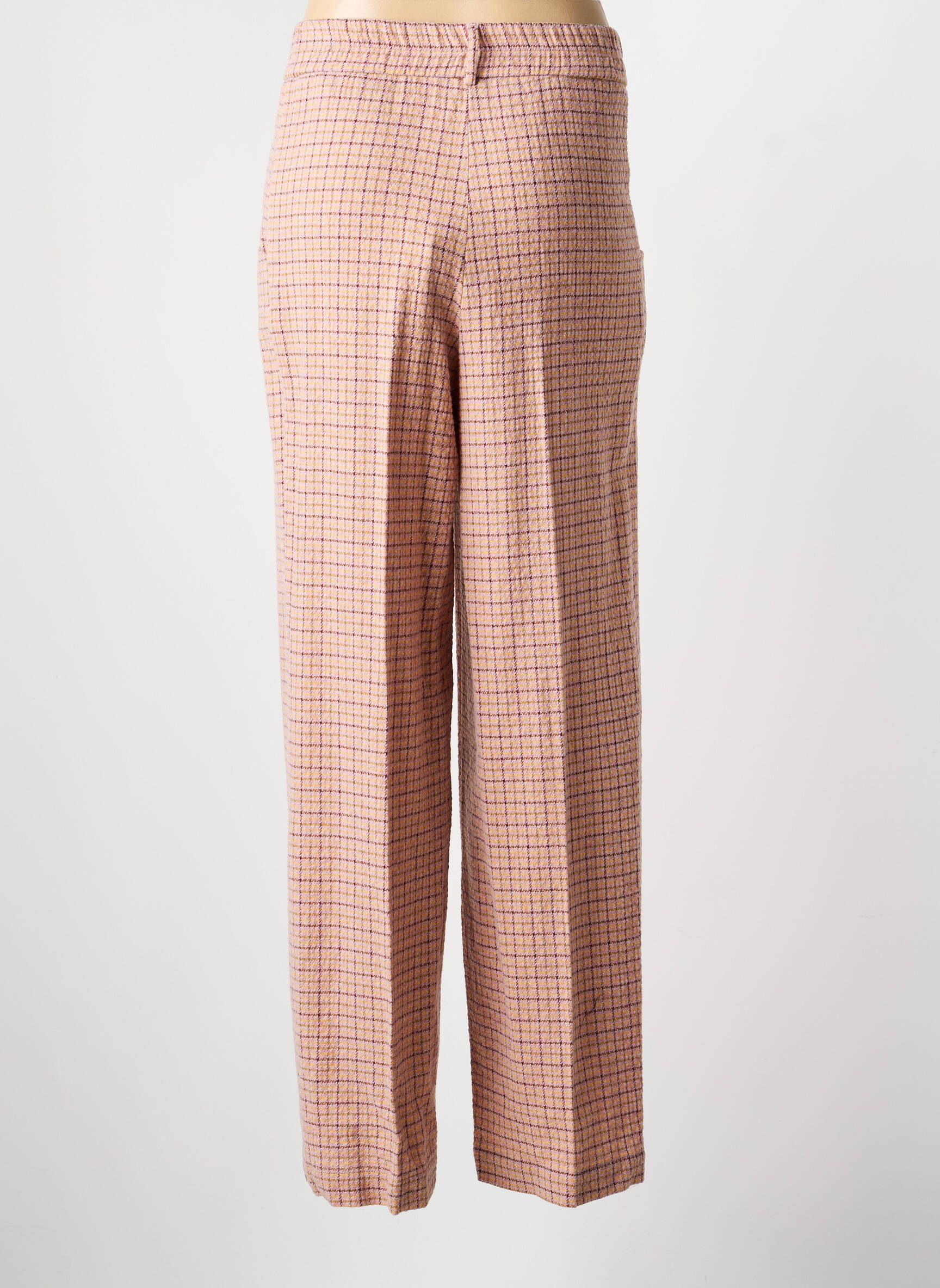 Pantalon larg roz MOMONI femeie