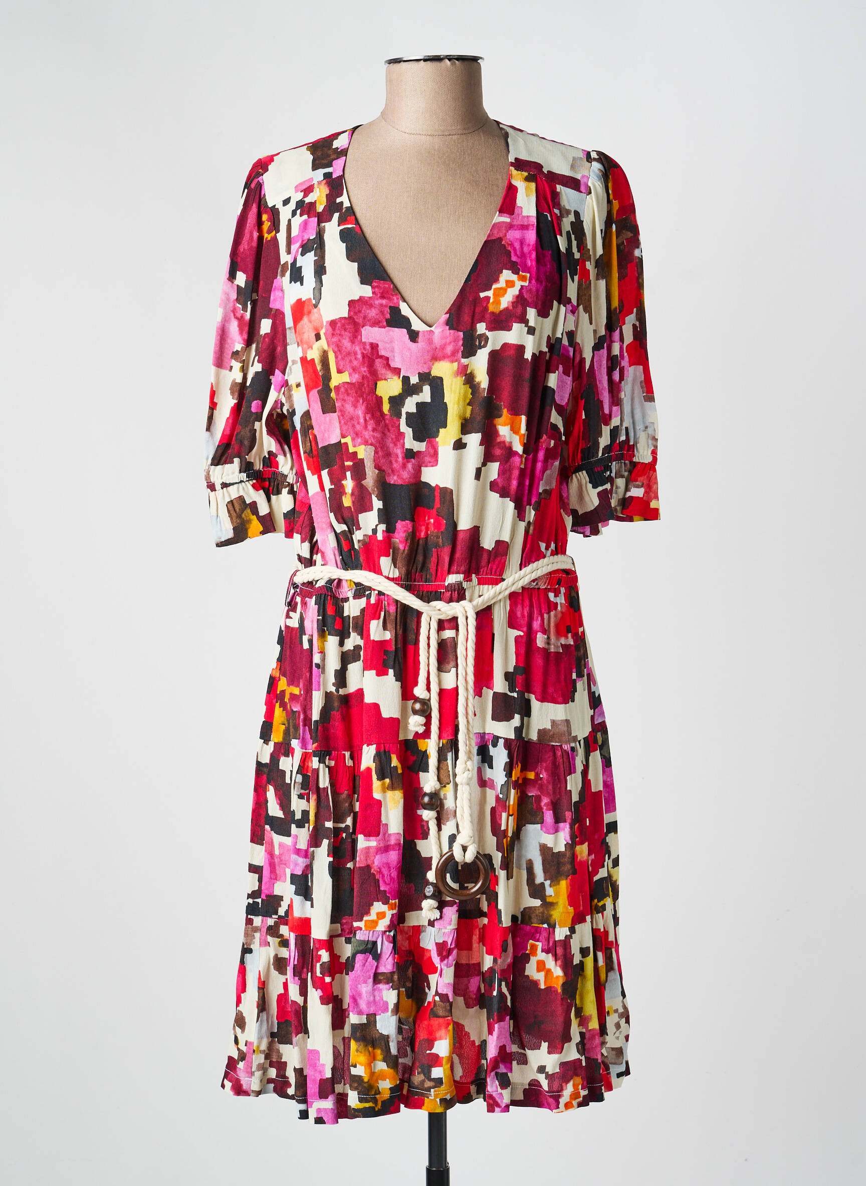Rochie lungă multicolor LA PETITE FRANCAISE femeie