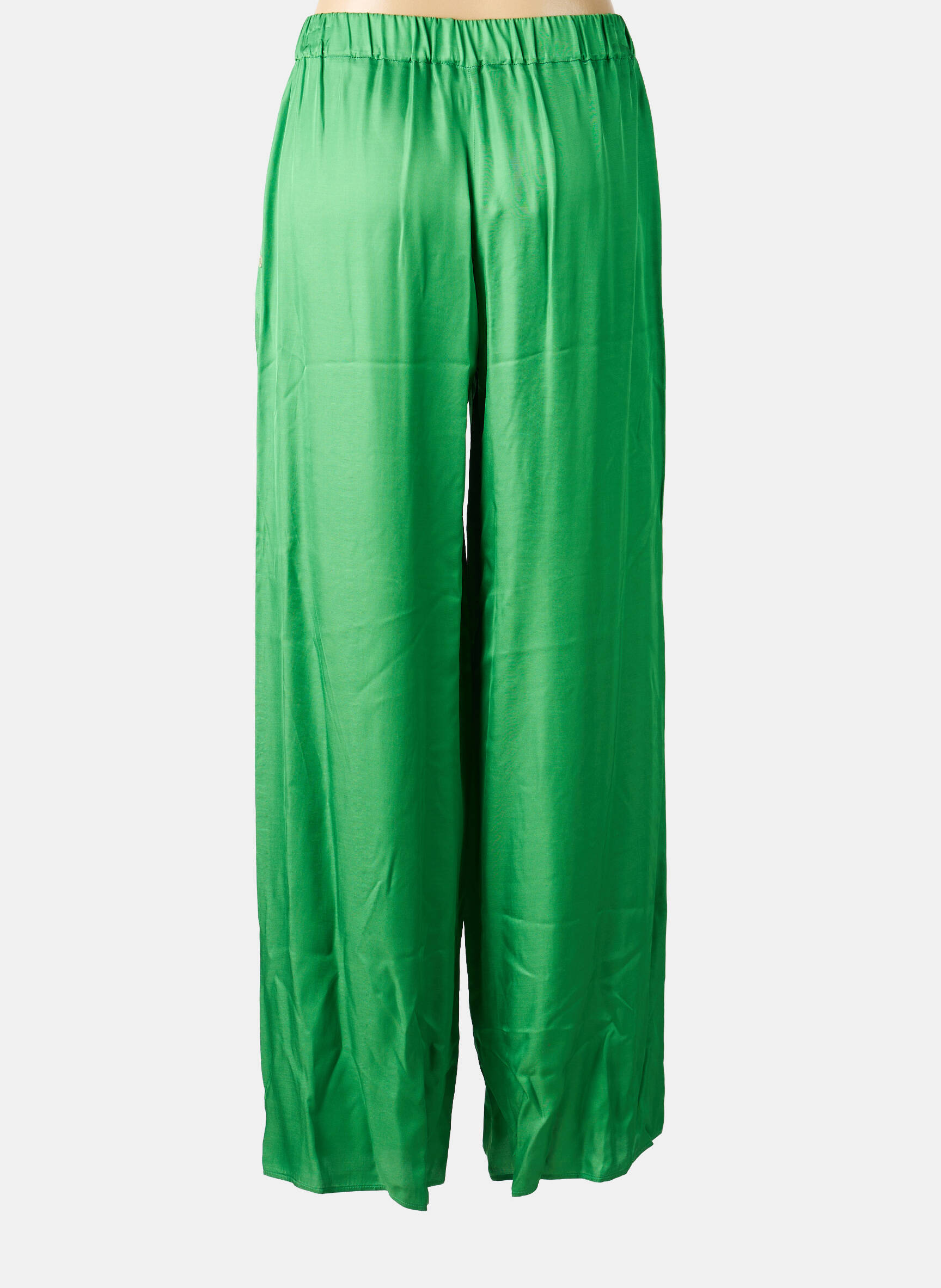 Pantalon larg verde PENNYBLACK femeie