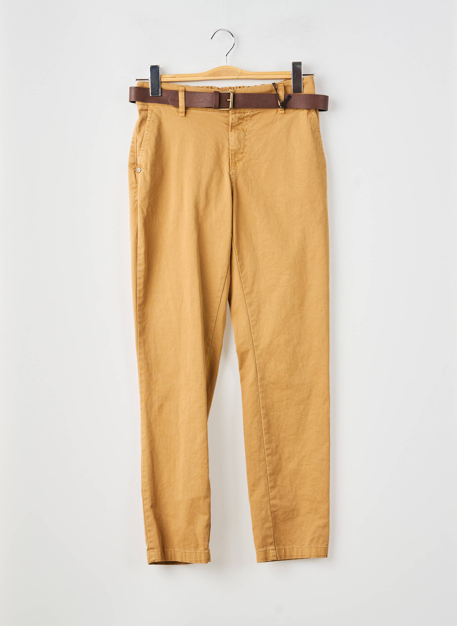 Pantalon slim maro PLEASE femeie