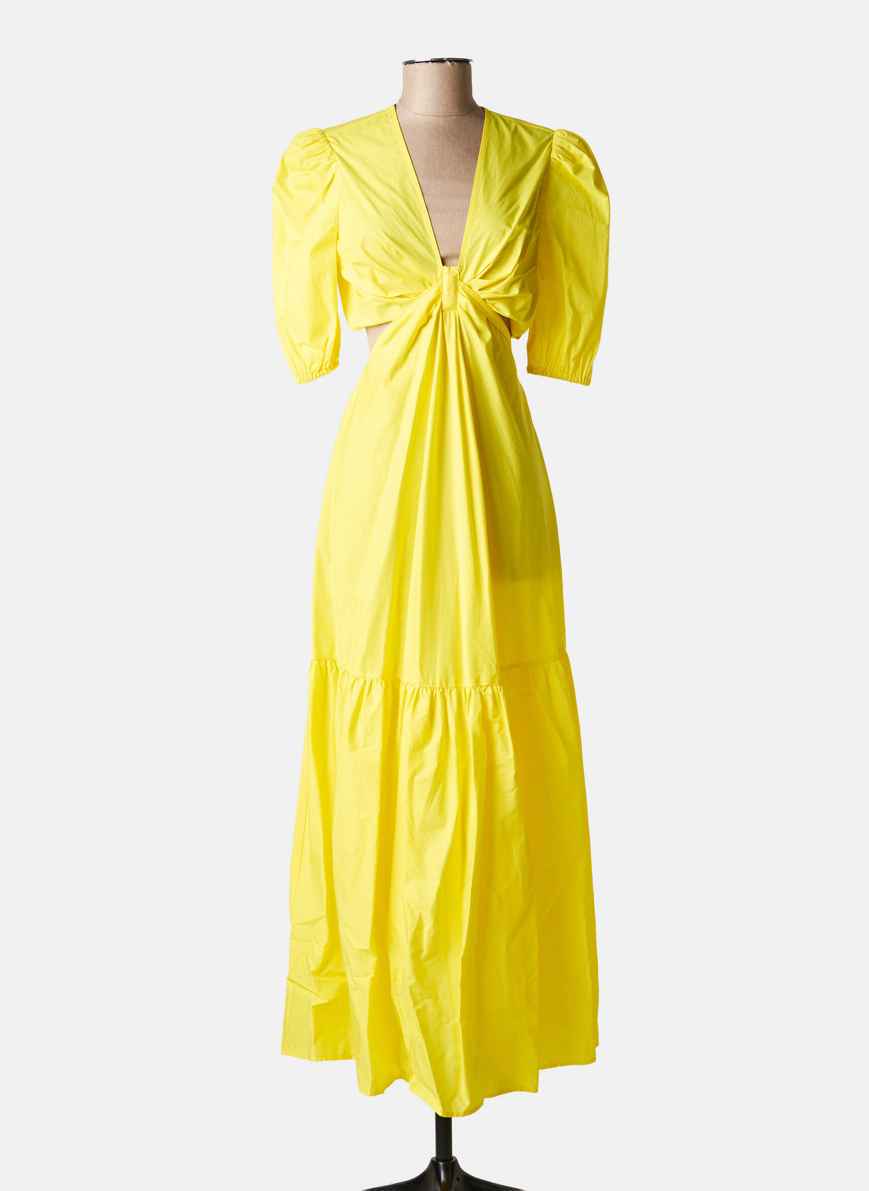 Rochie lungă galben TWINSET femeie