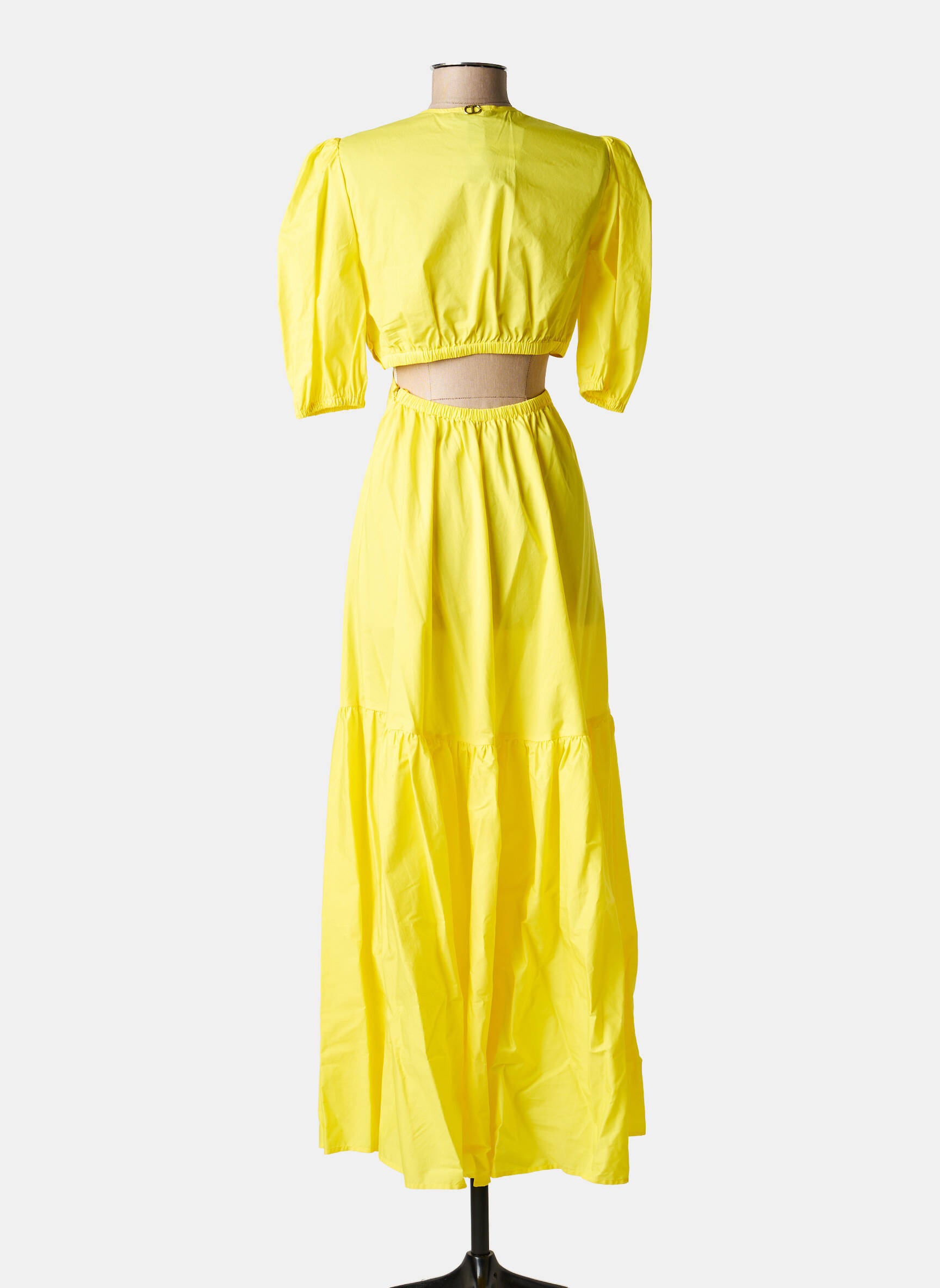 Rochie lungă galben TWINSET femeie