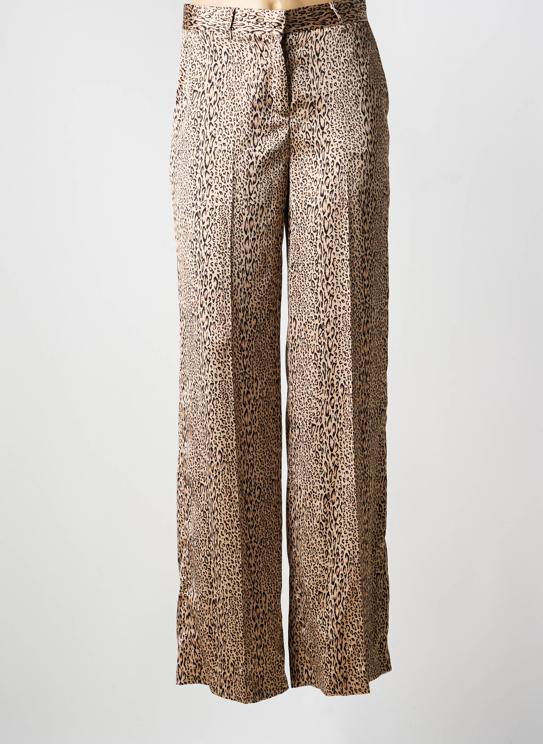 Pantalon chino maro TWINSET femeie