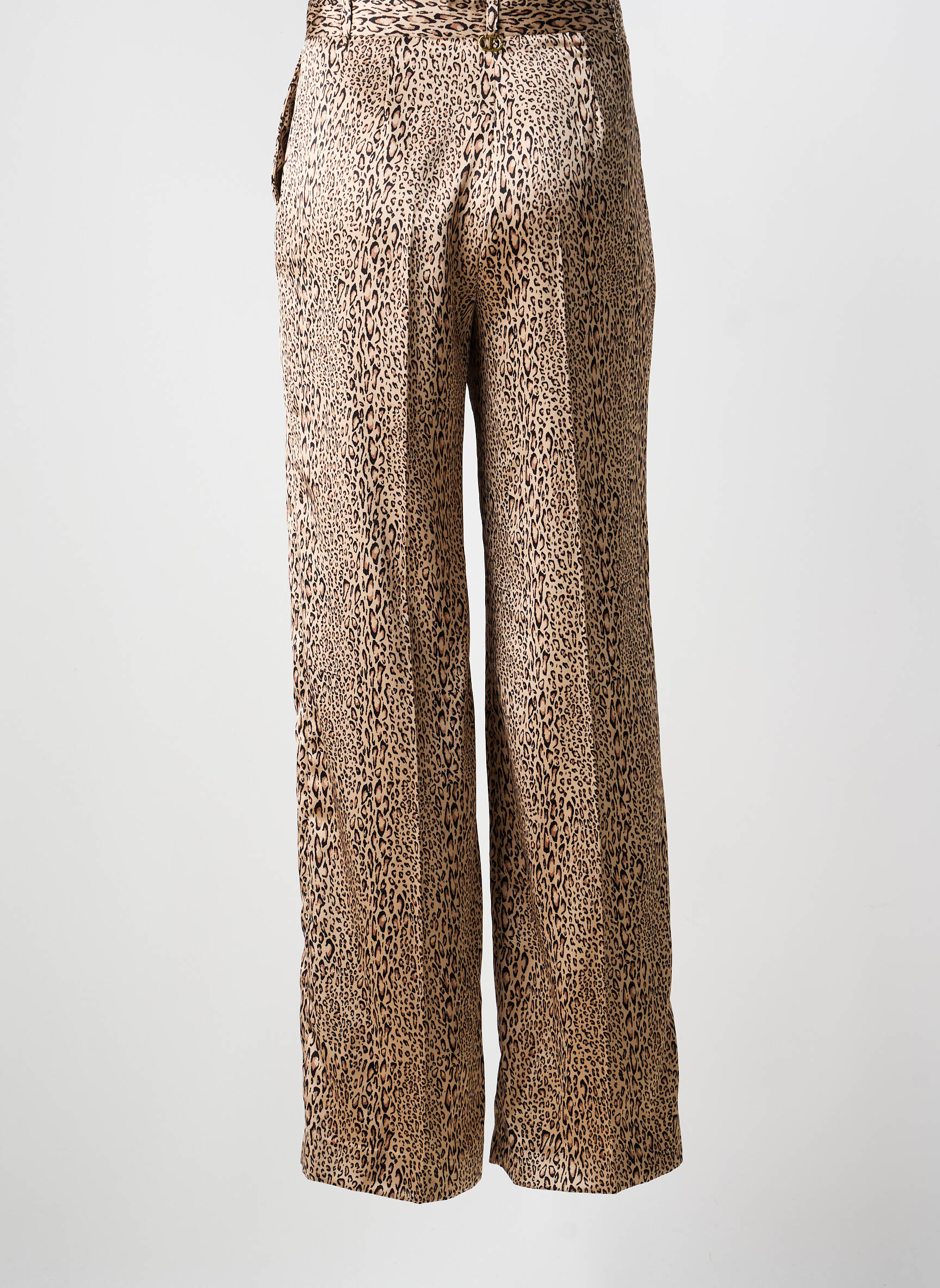 Pantalon chino maro TWINSET femeie