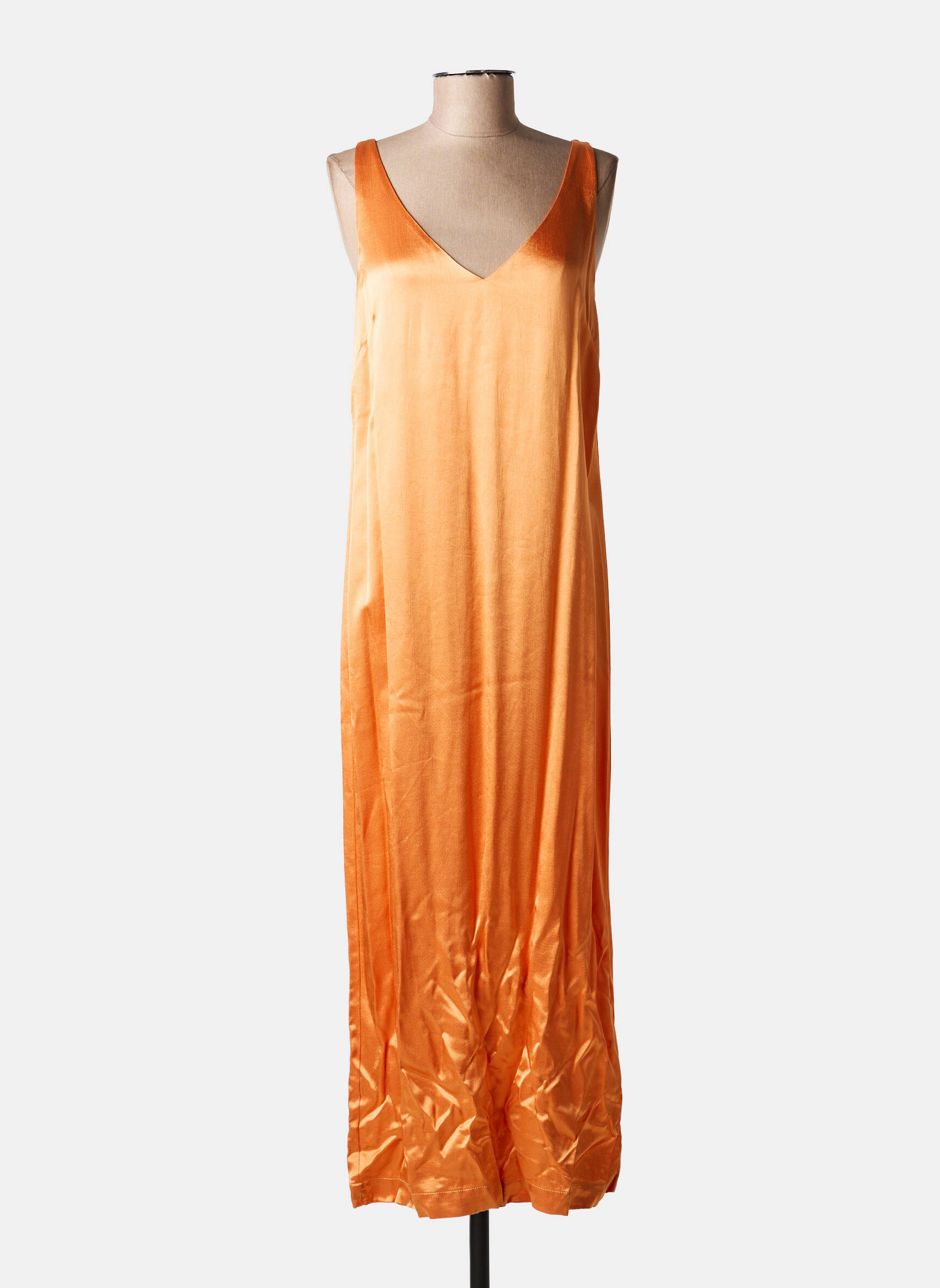Rochie lungă portocalie COLLECTORS CLUB femeie