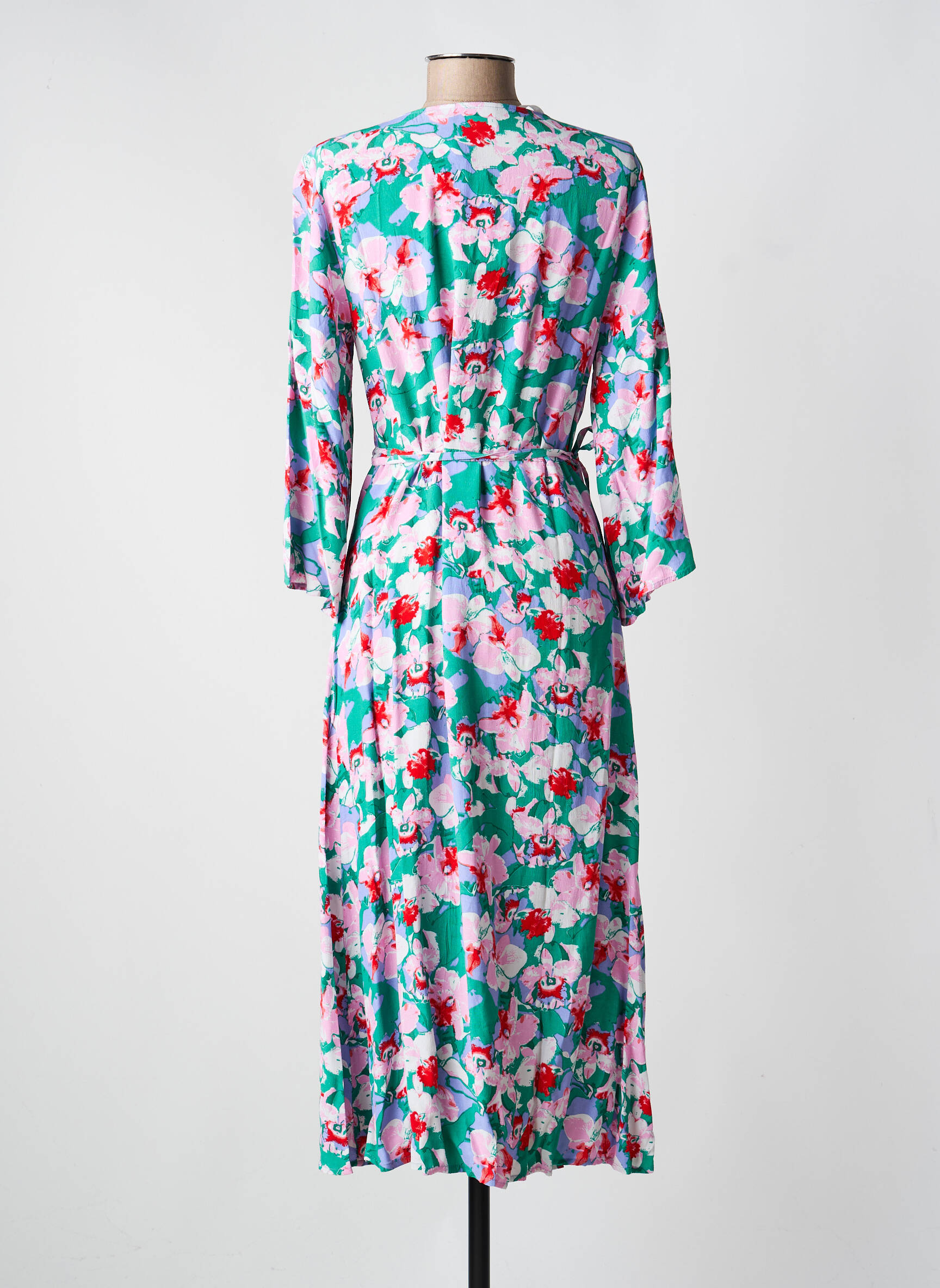 Rochie midi verde VILA femeie
