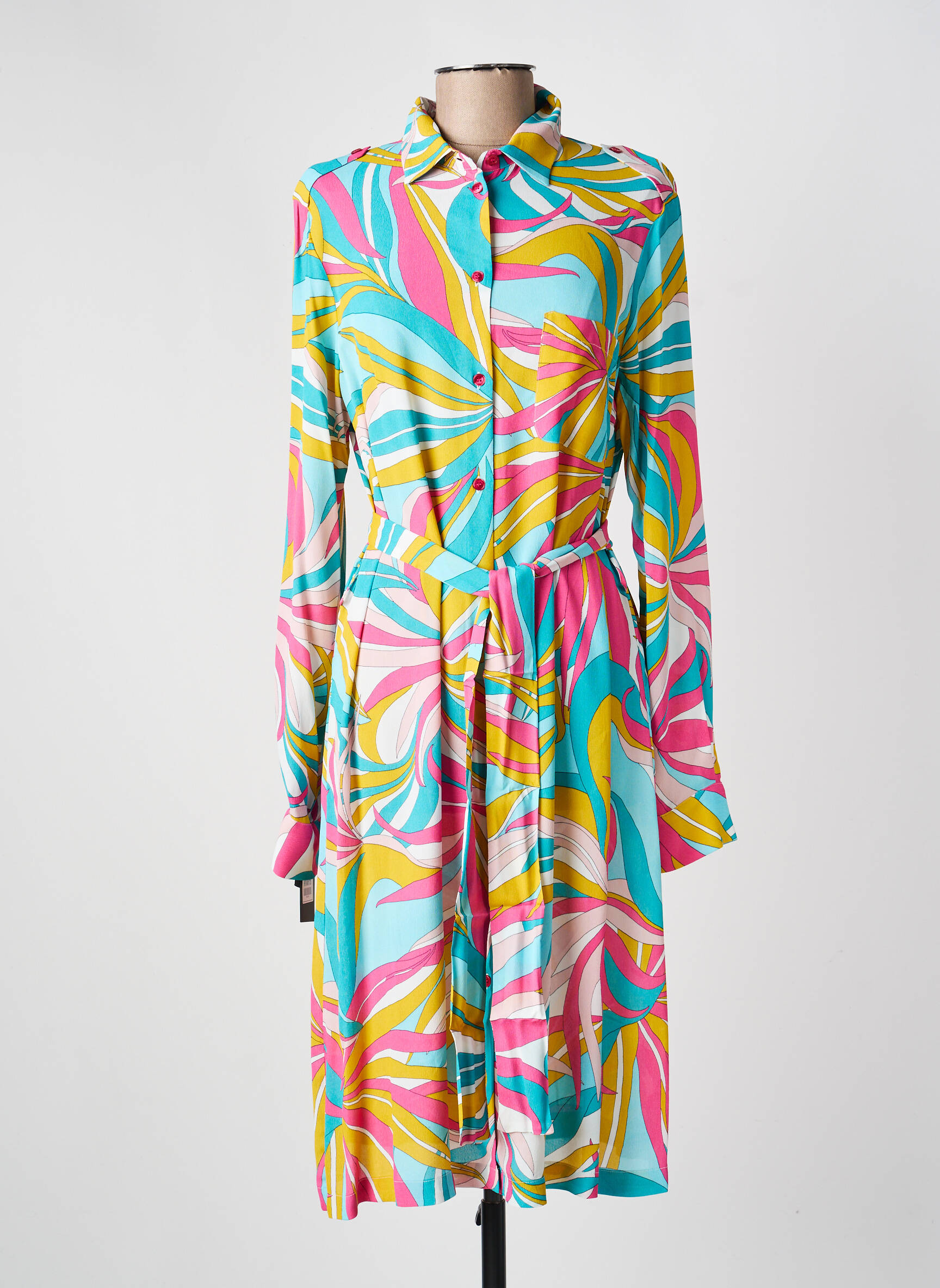 Rochie midi multicolor PINKO femeie