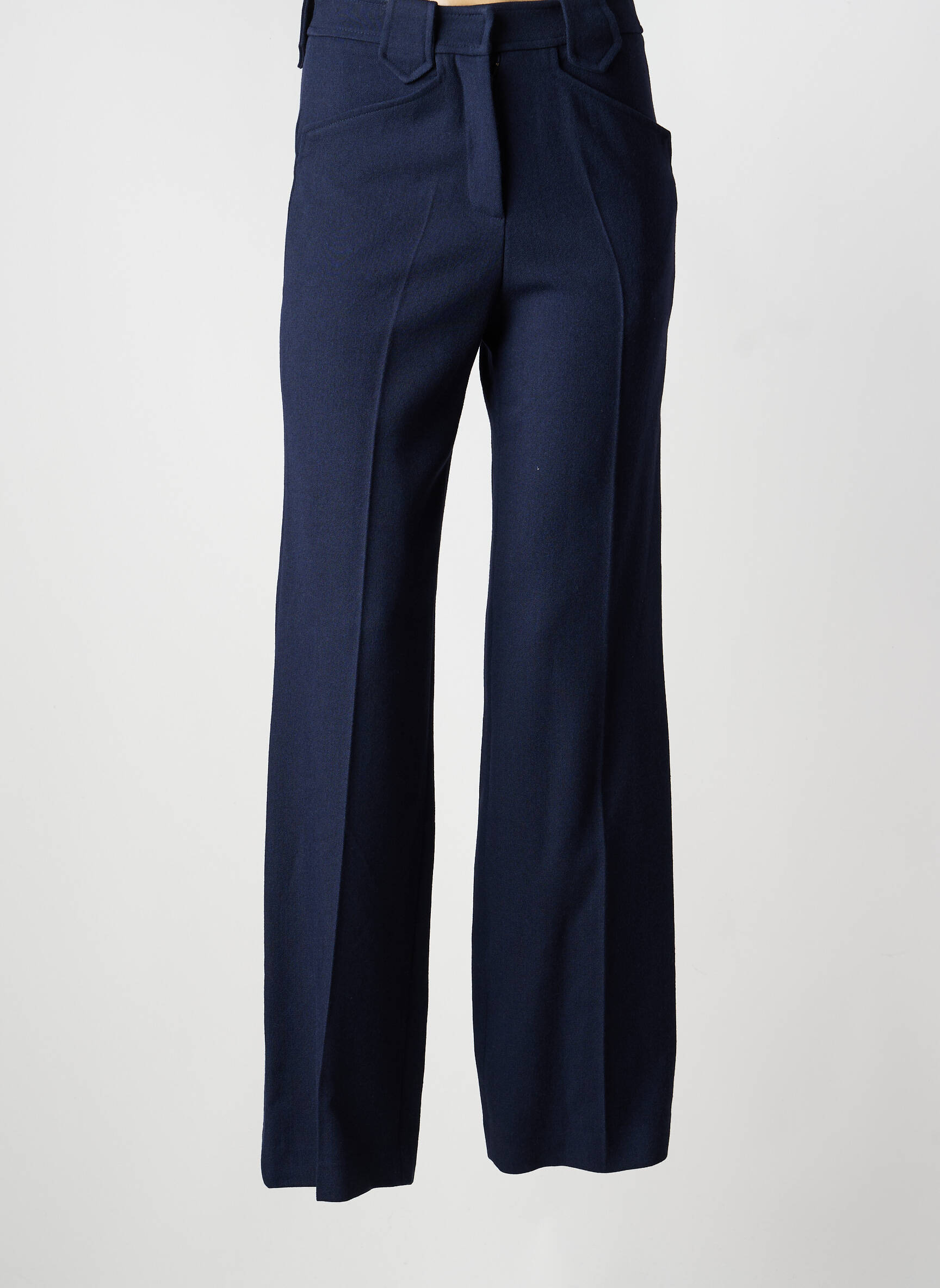 Pantalon drept albastru MARGAUX LONNBERG femeie