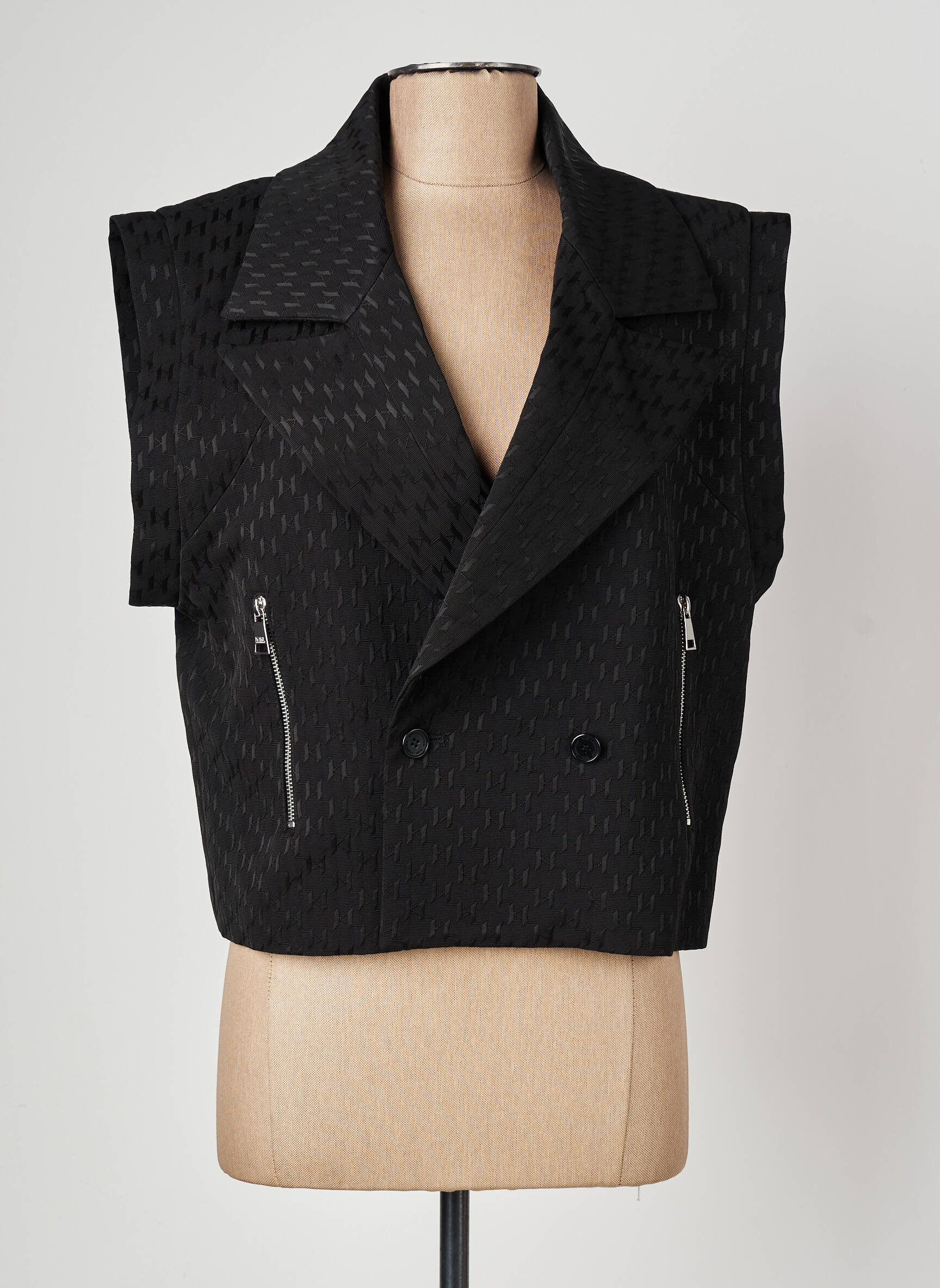 Sacou negru KARL LAGERFELD femeie
