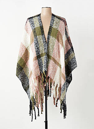 Poncho roz PIECES femeie