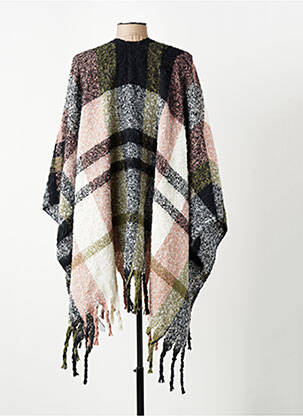 Poncho roz PIECES femeie