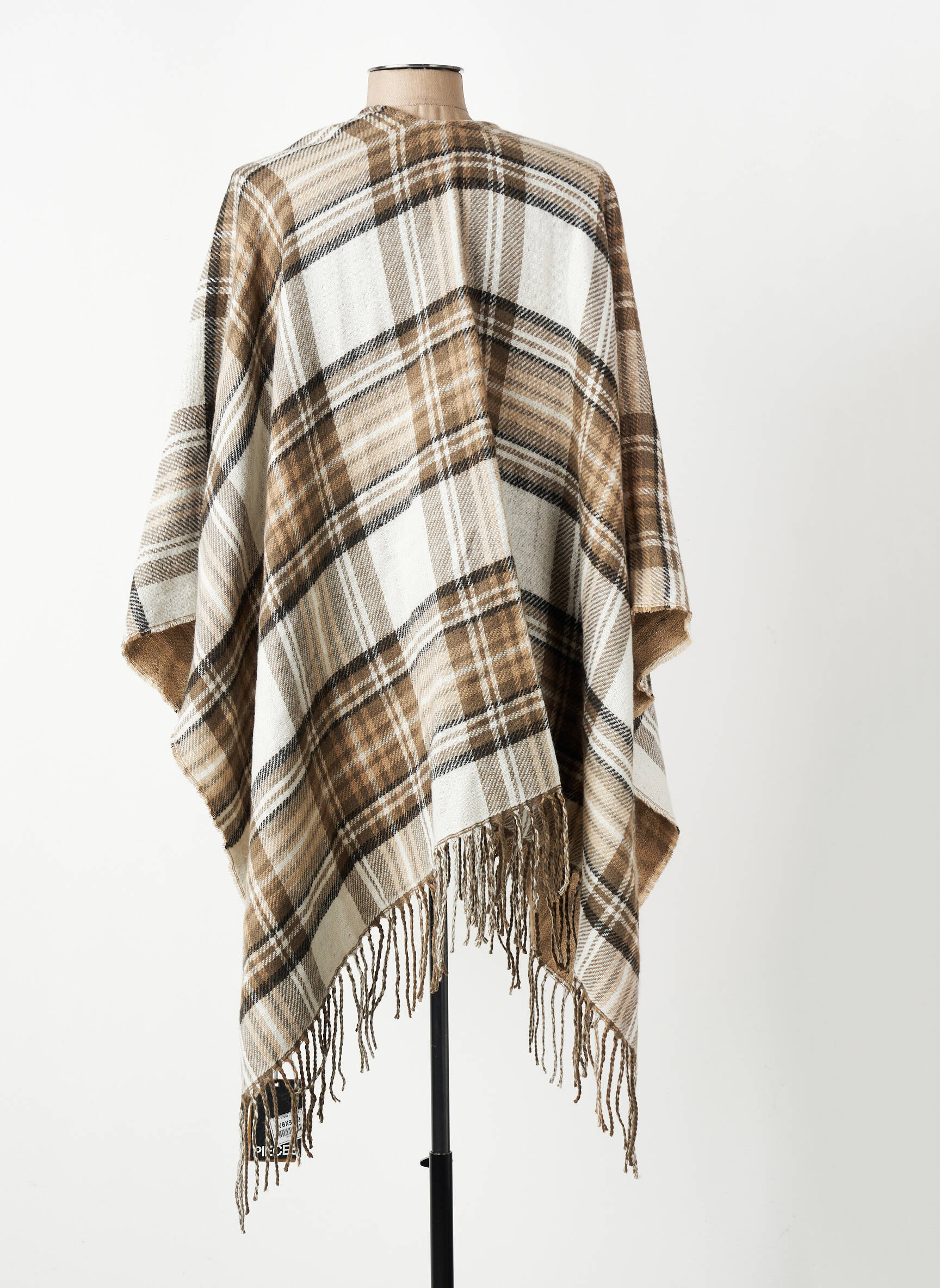 Poncho maro PIECES femeie
