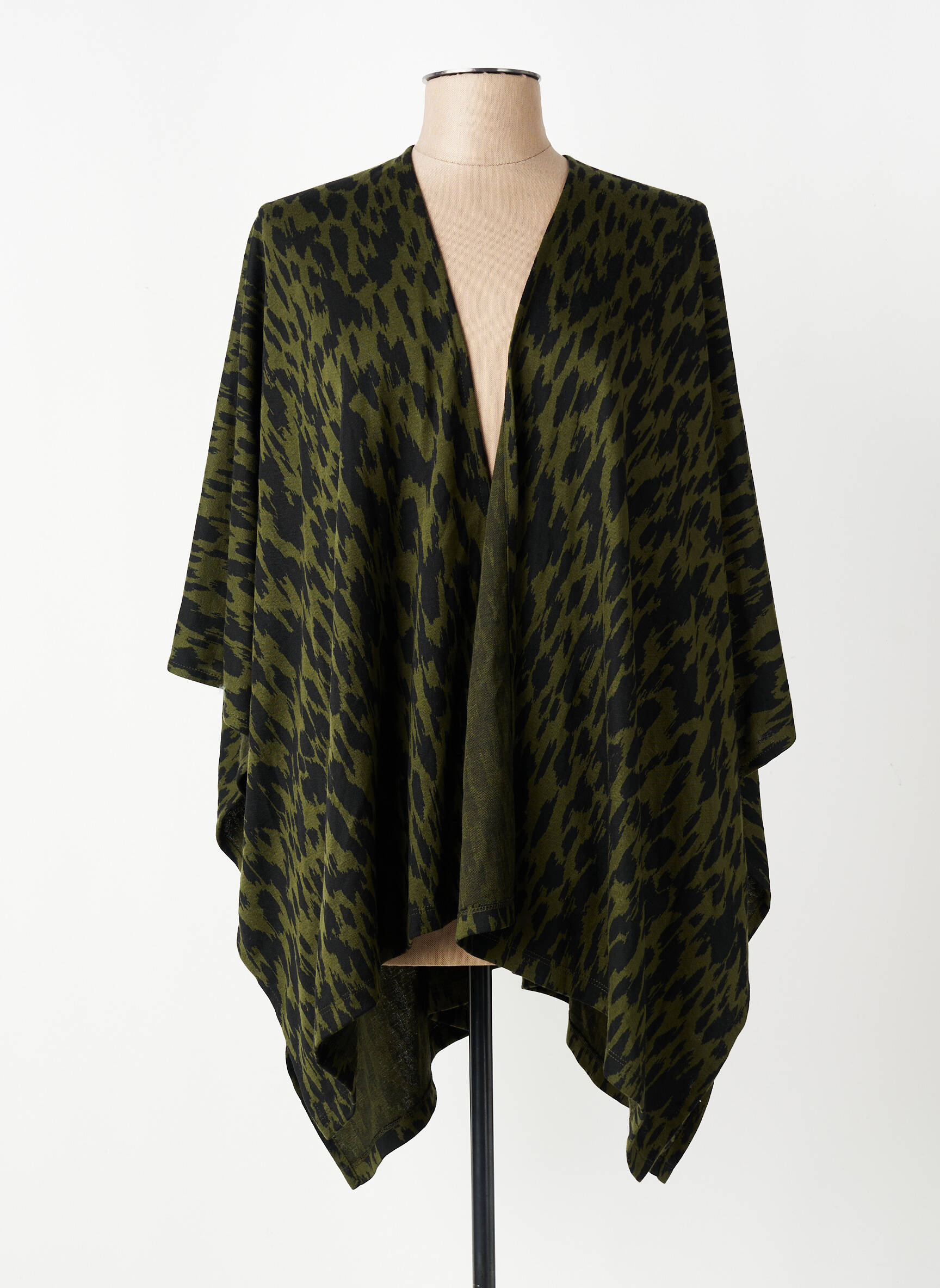 Poncho verde STREET ONE femeie