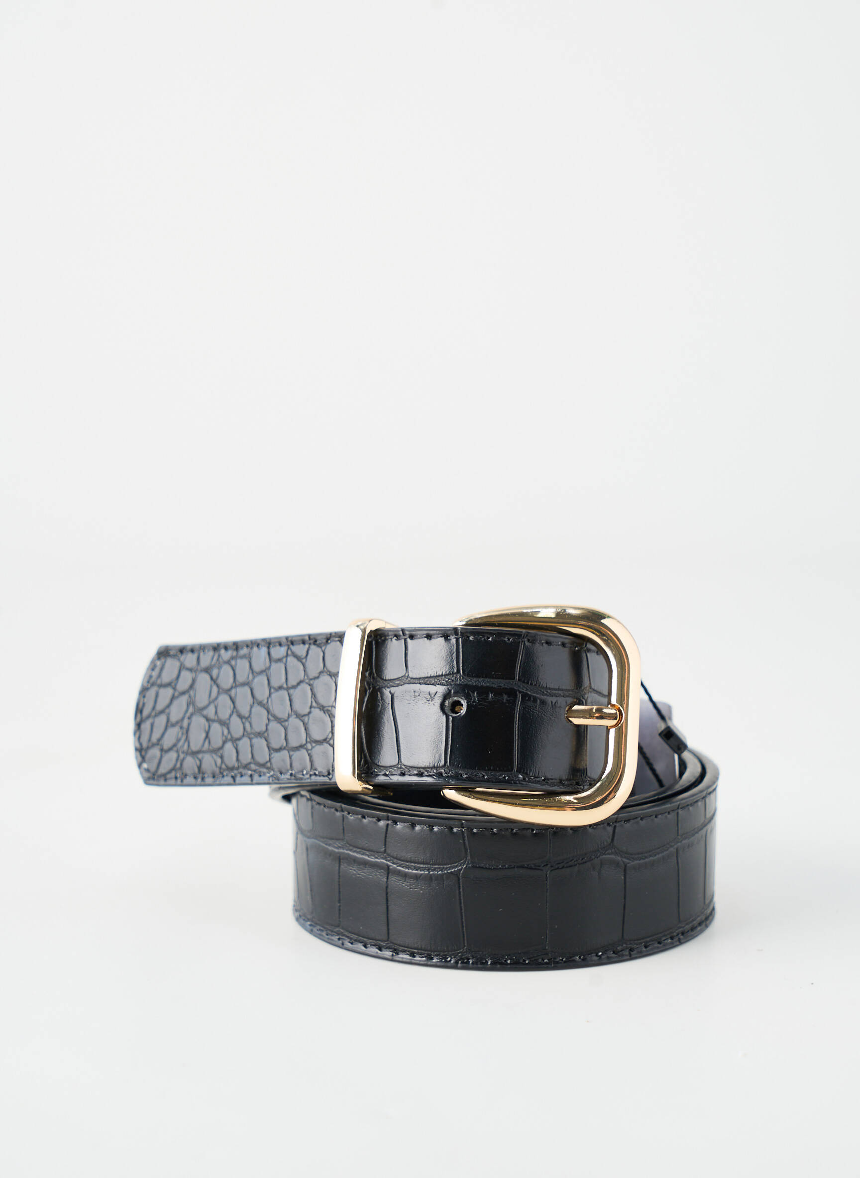 Curea negru MANGO femeie