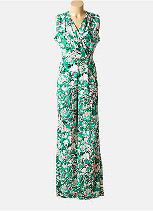 Salopetă-pantalon verde MORGAN femeie