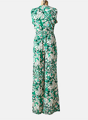 Salopetă-pantalon verde MORGAN femeie