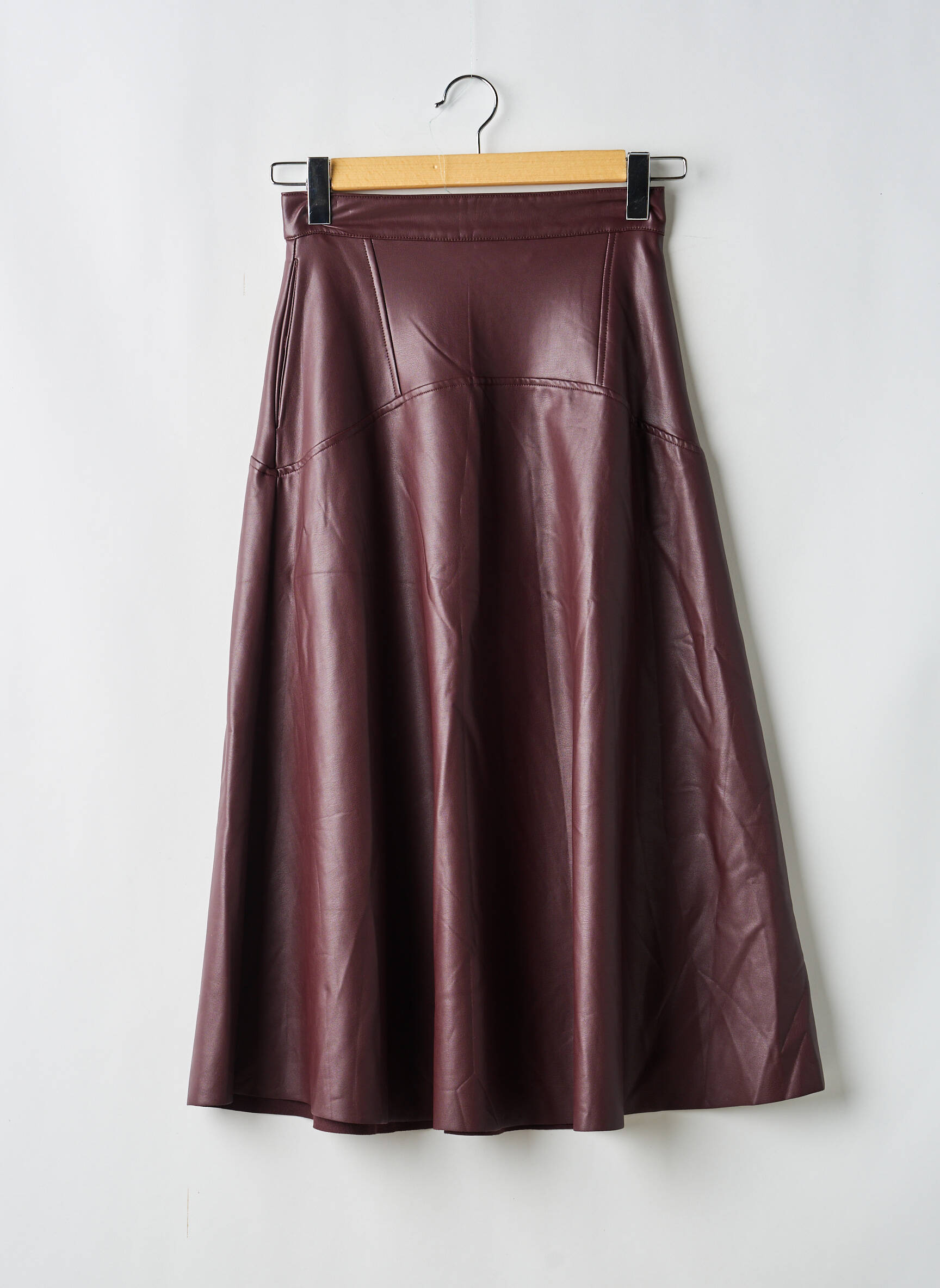Fustă midi roșu ASTRID BLACK LABEL femeie